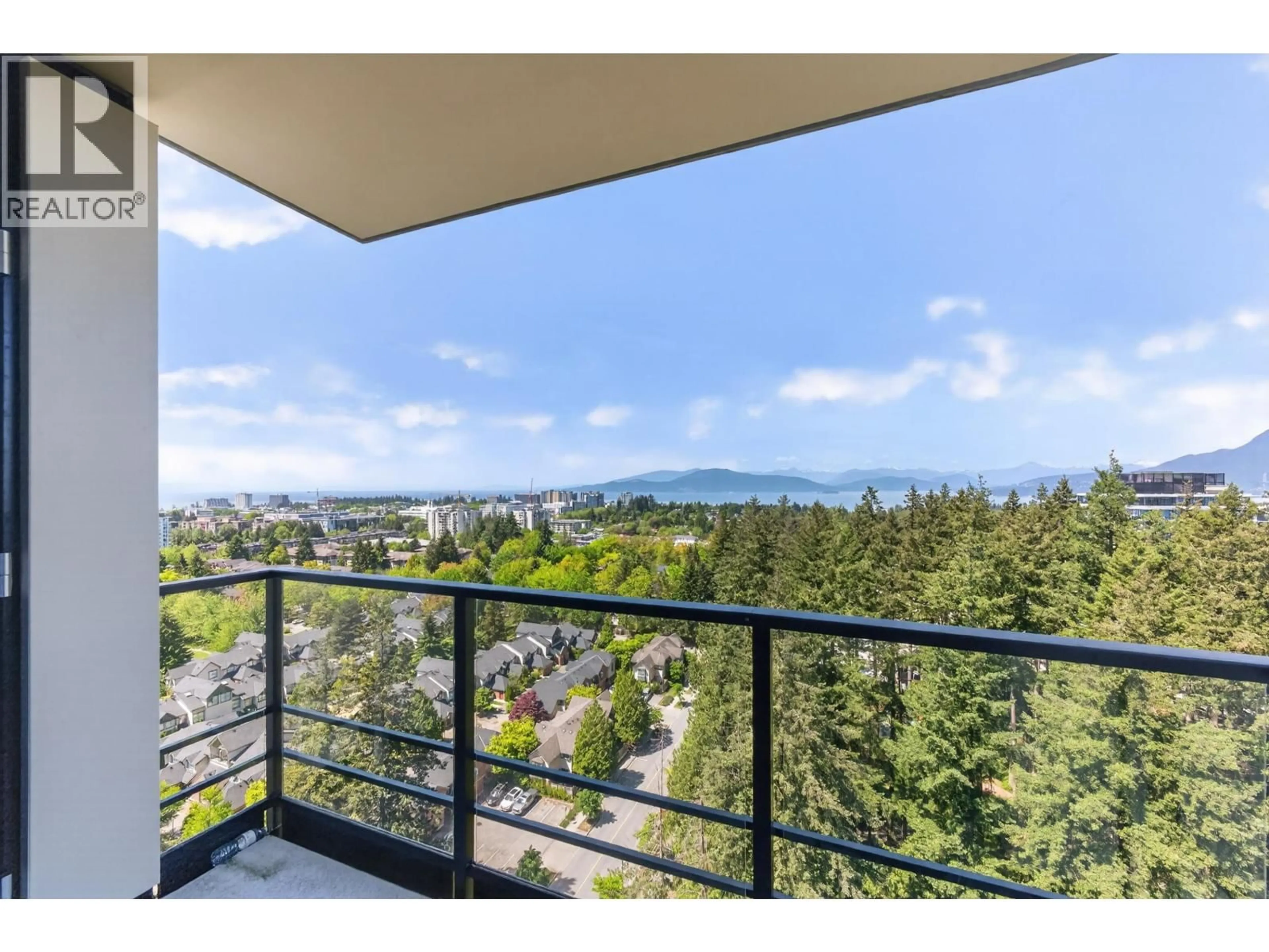 Balcony in the apartment, water/lake/river/ocean view for 1803 - 5380 CROOKED BRANCH ROAD, Vancouver British Columbia V6T0E5