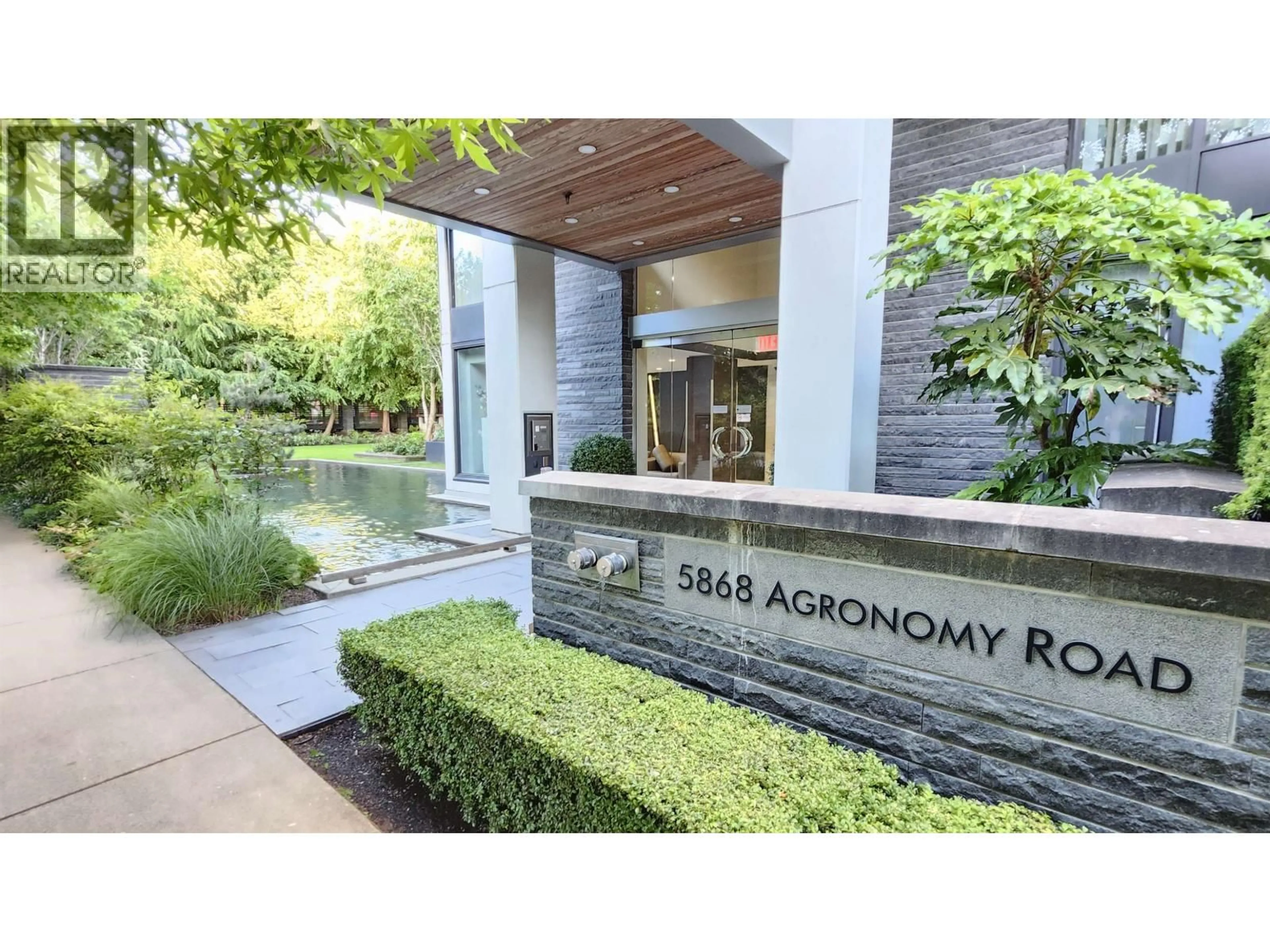 Indoor foyer for 605 - 5868 AGRONOMY ROAD, Vancouver British Columbia V6T0B5