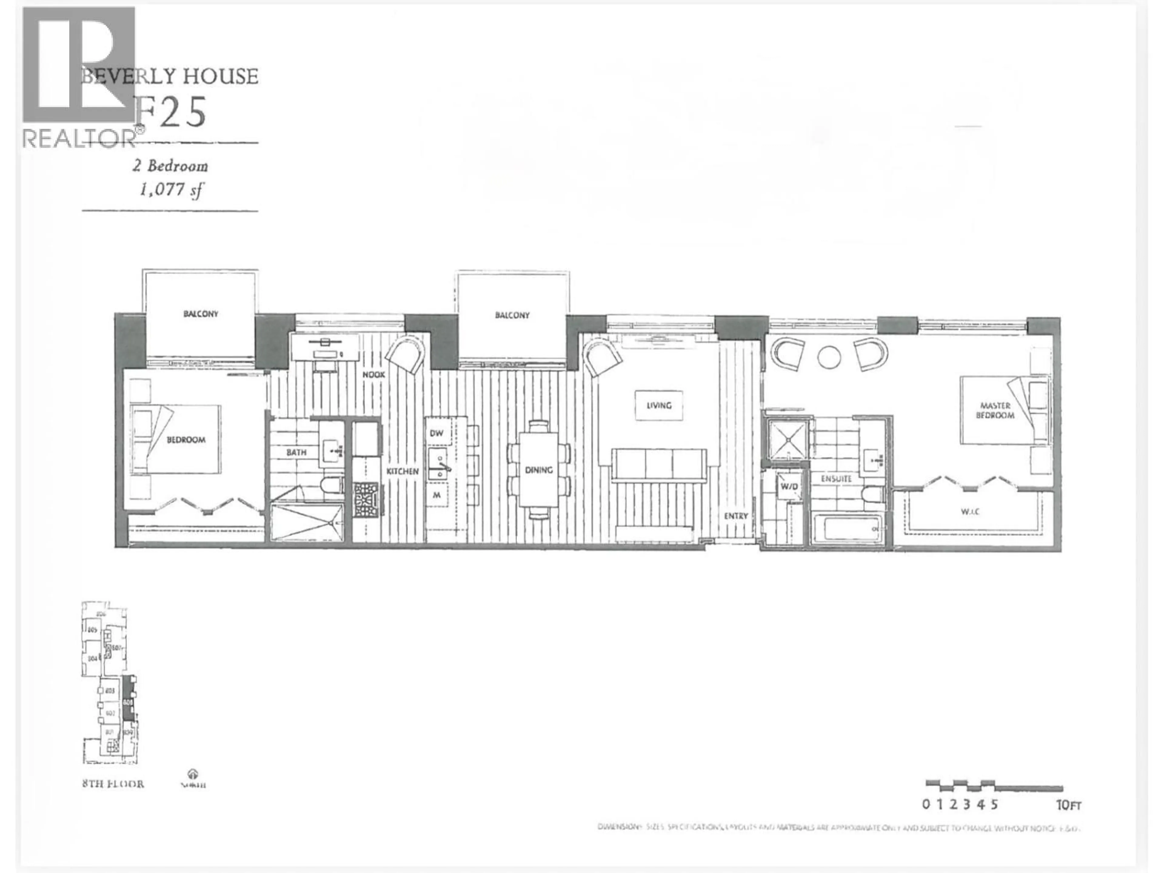 Floor plan for 808 - 1561 57TH AVENUE, Vancouver British Columbia V6P0H5