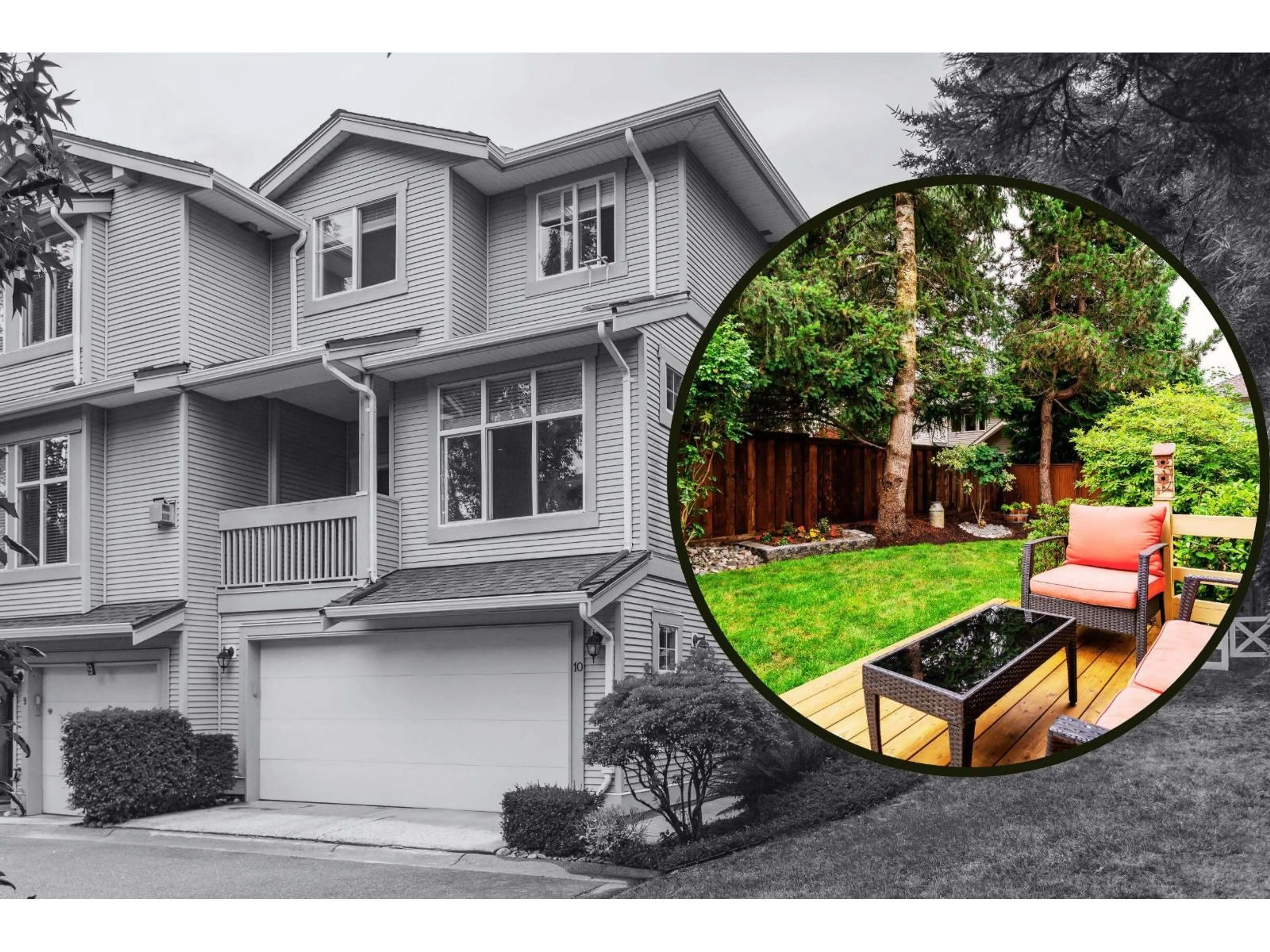 Home with vinyl exterior material, street for 10 - 14959 58 AVENUE, Surrey British Columbia V3S9Y9