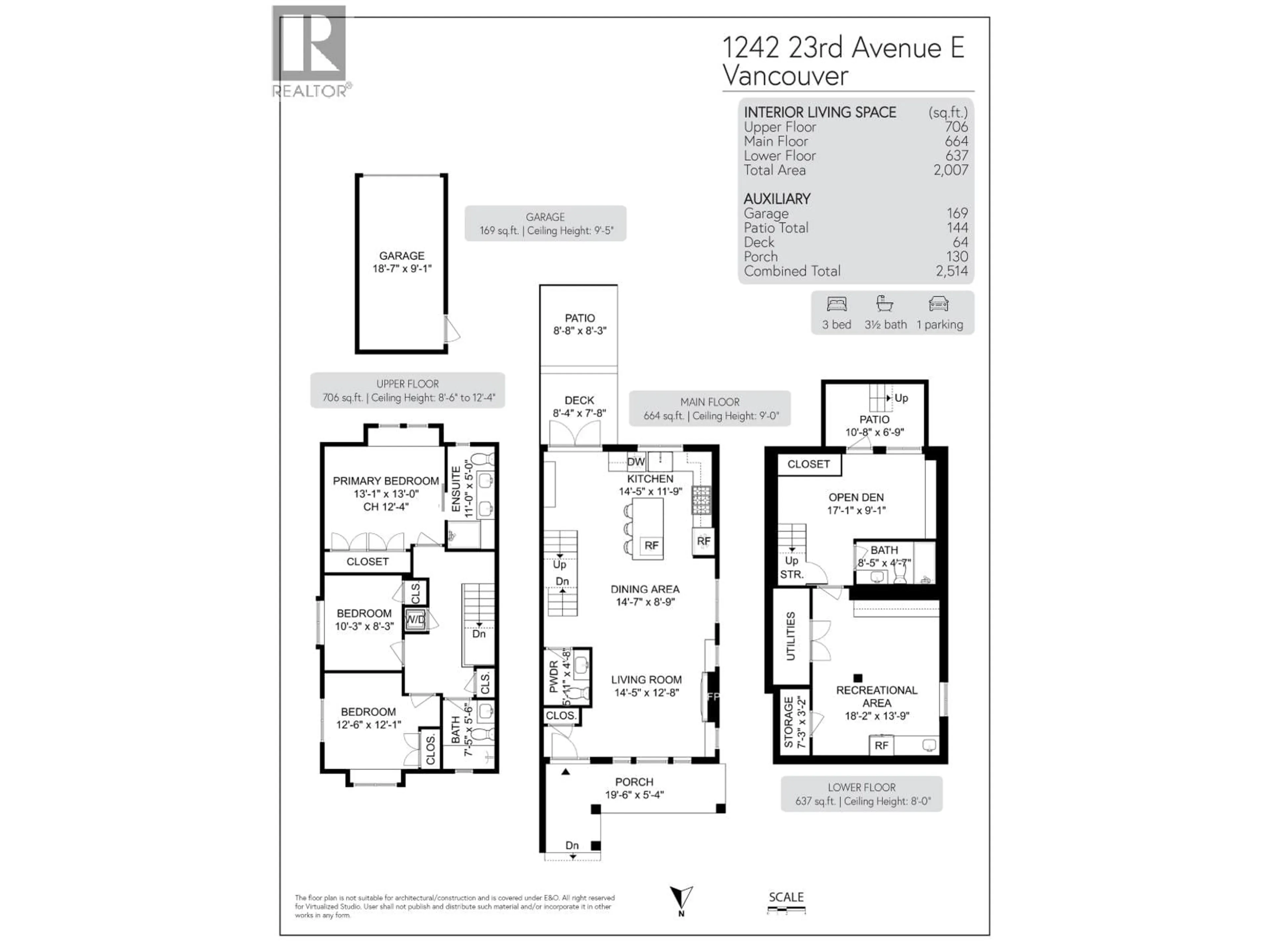 Floor plan for 1242 23RD AVENUE, Vancouver British Columbia V5V1Y9