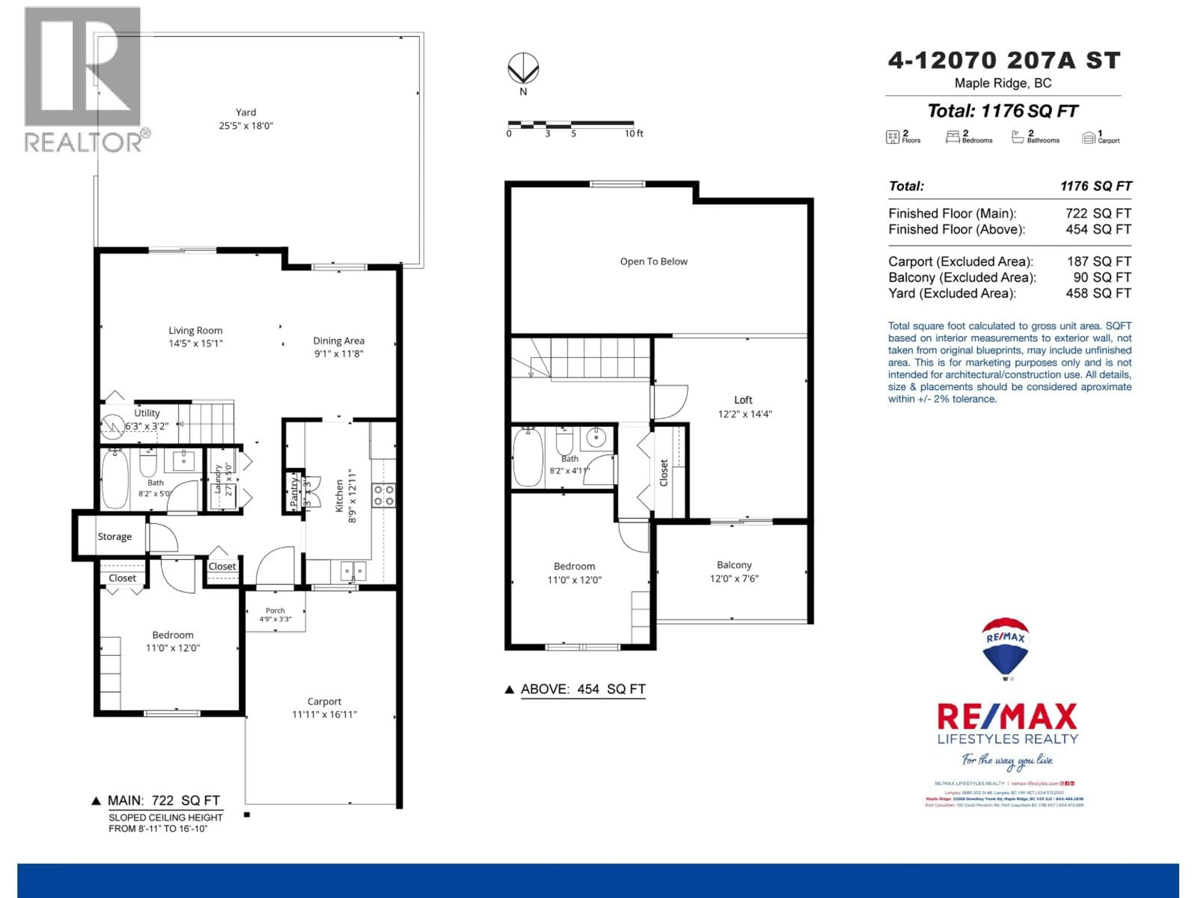 Floor plan for 4 - 12070 207A STREET, Maple Ridge British Columbia V2X9X9