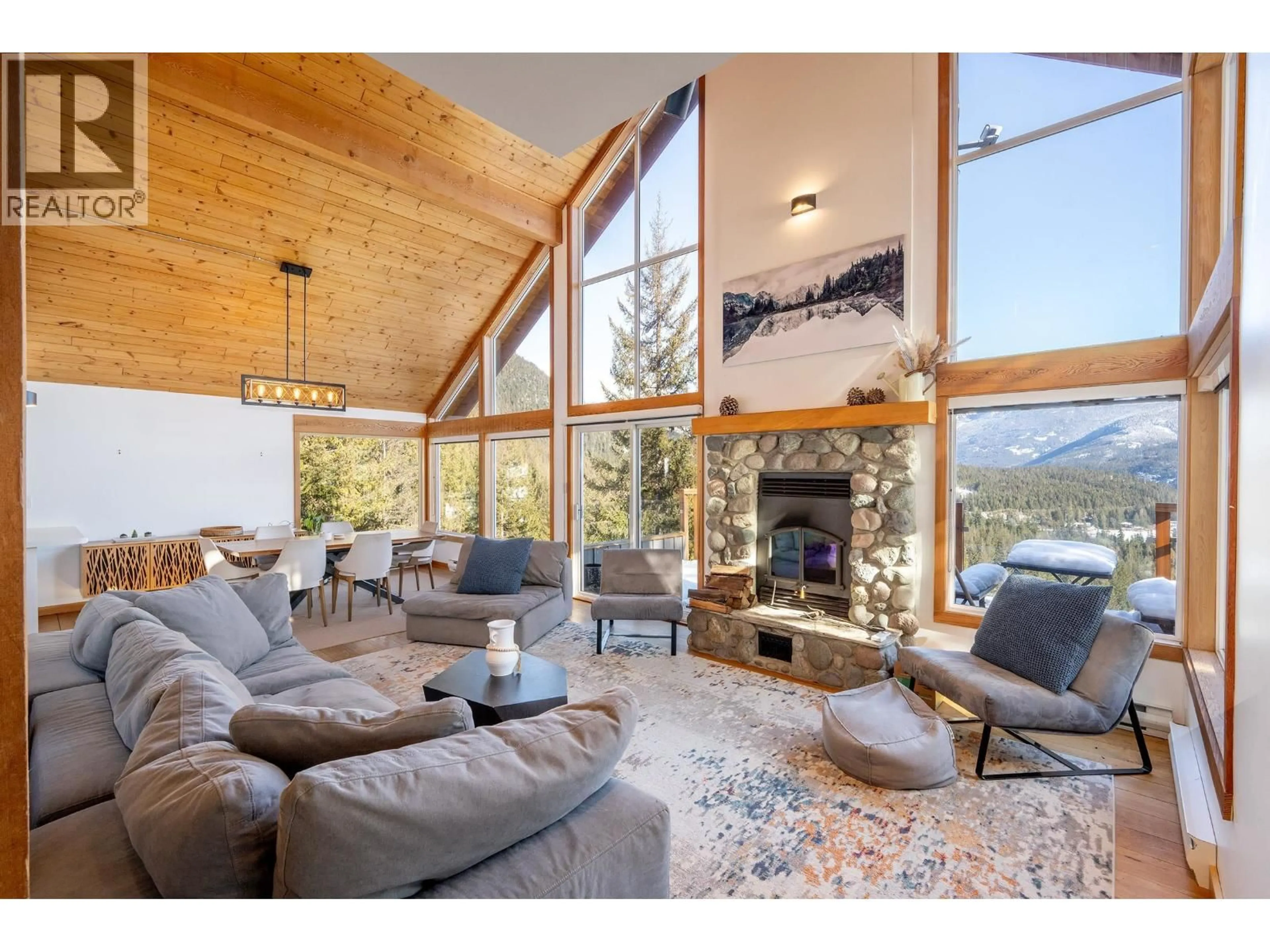 Living room with furniture, unknown for 8373 MOUNTAIN VIEW DRIVE, Whistler British Columbia V8E0G3