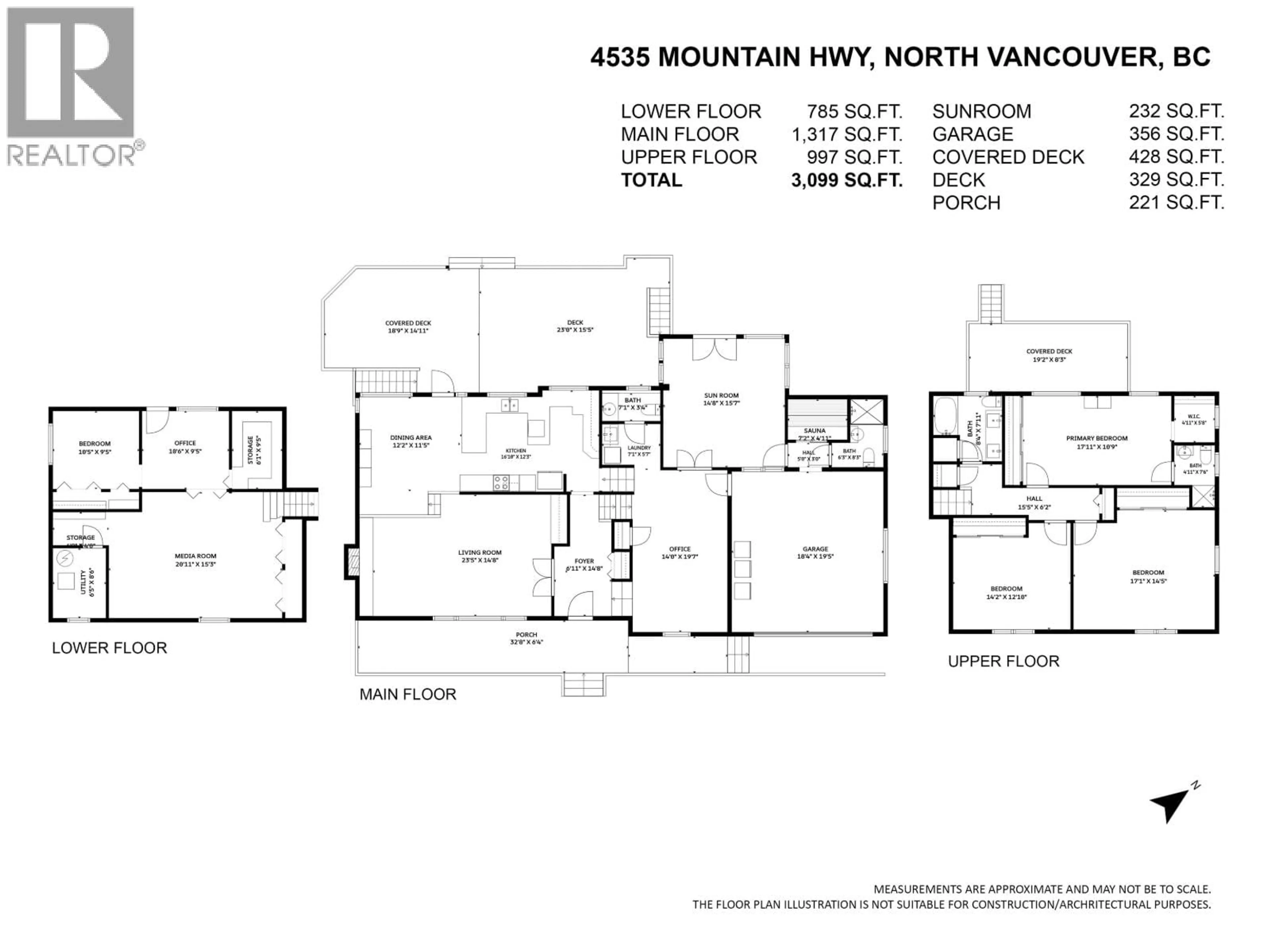 Floor plan for 4535 MOUNTAIN HIGHWAY, North Vancouver British Columbia V7K2K7