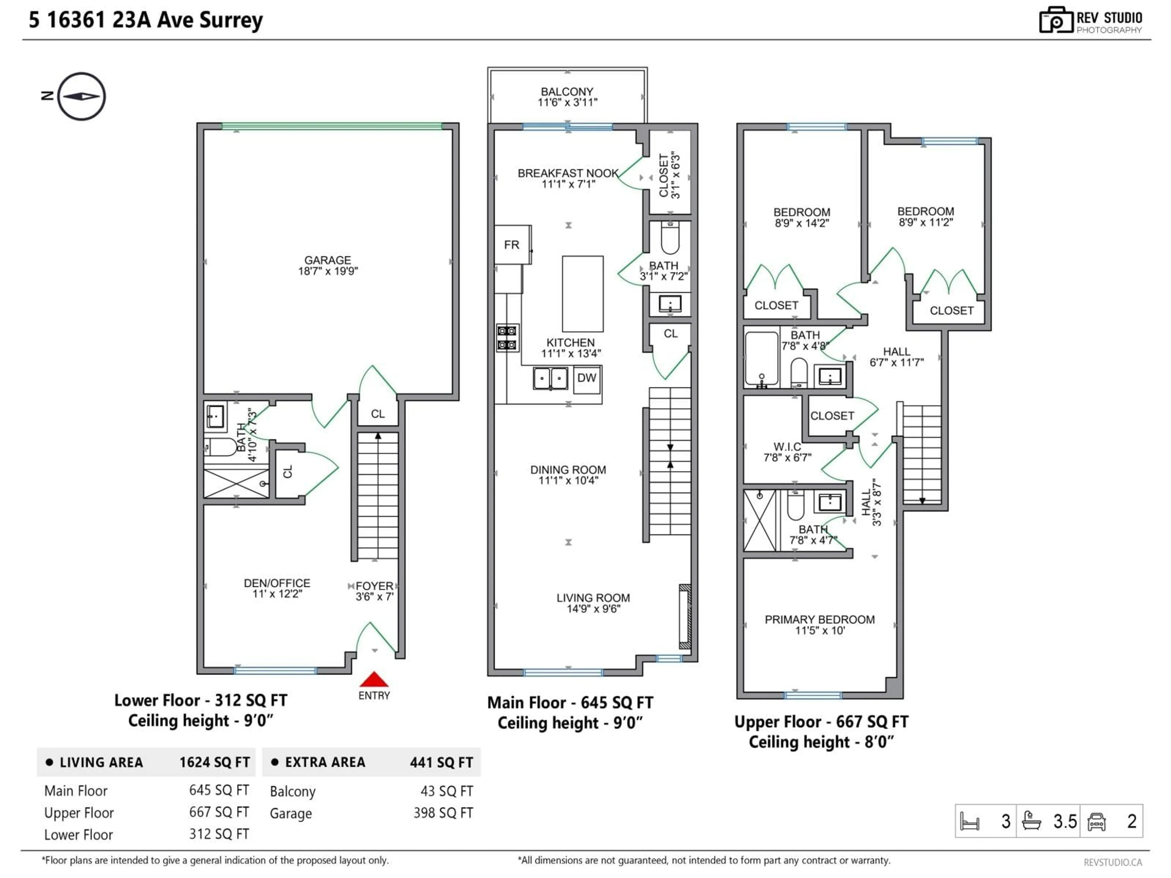 Floor plan for 5 - 16361 23A AVENUE, Surrey British Columbia V3Z0V9