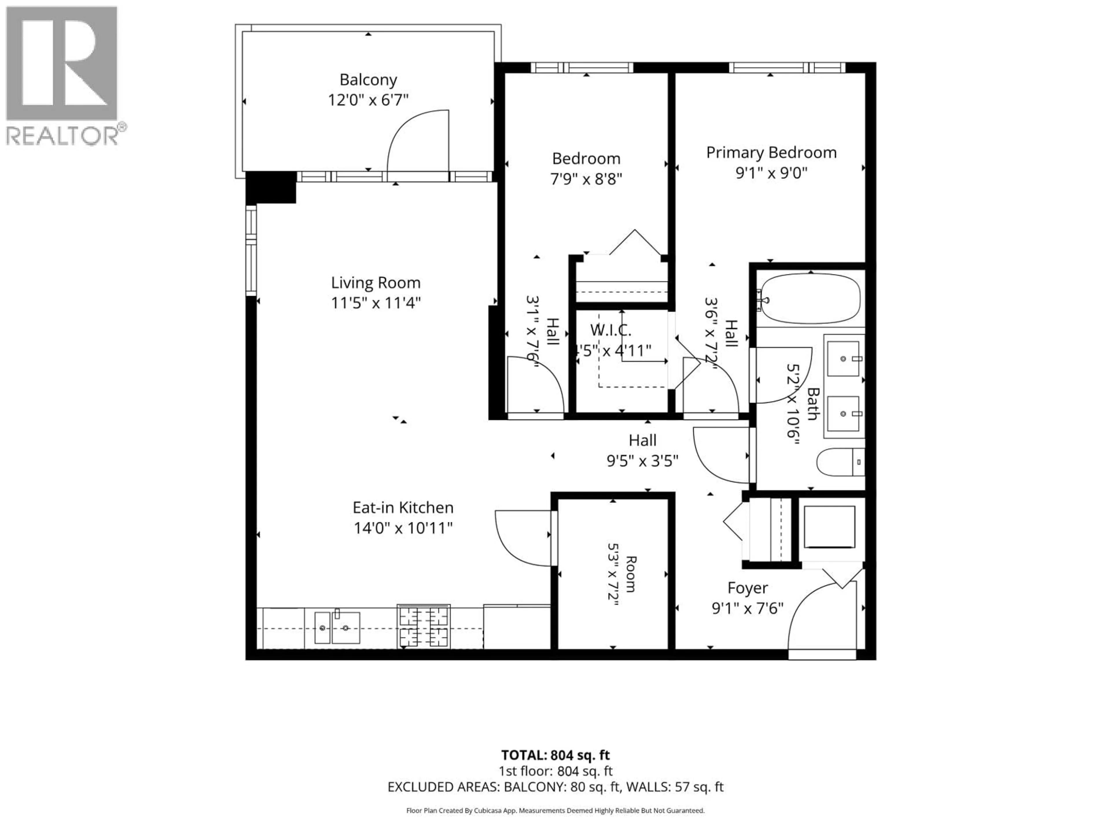 Floor plan for 301 - 3168 RIVERWALK AVENUE, Vancouver British Columbia V5S0B8