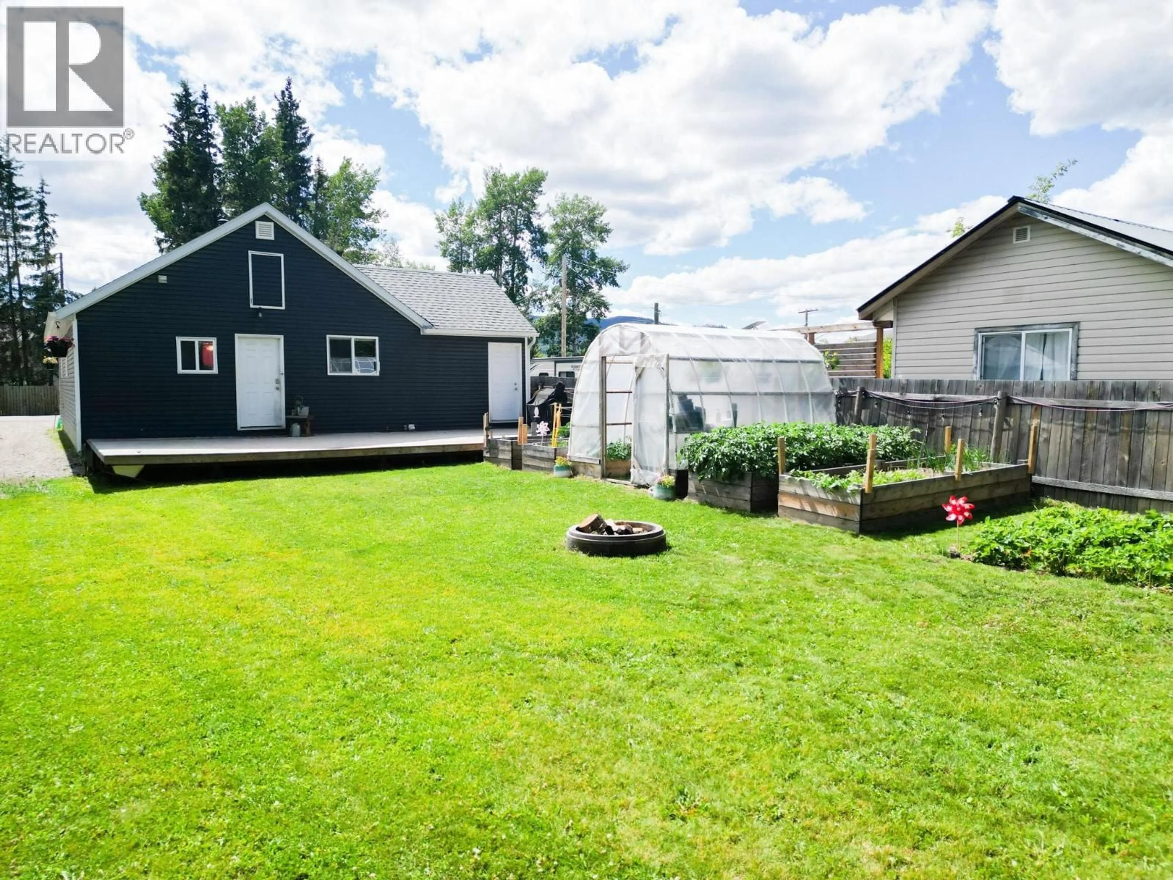 A pic from outside/outdoor area/front of a property/back of a property/a pic from drone, unknown for 217 PIONEER WAY, Burns Lake British Columbia V0J1E0