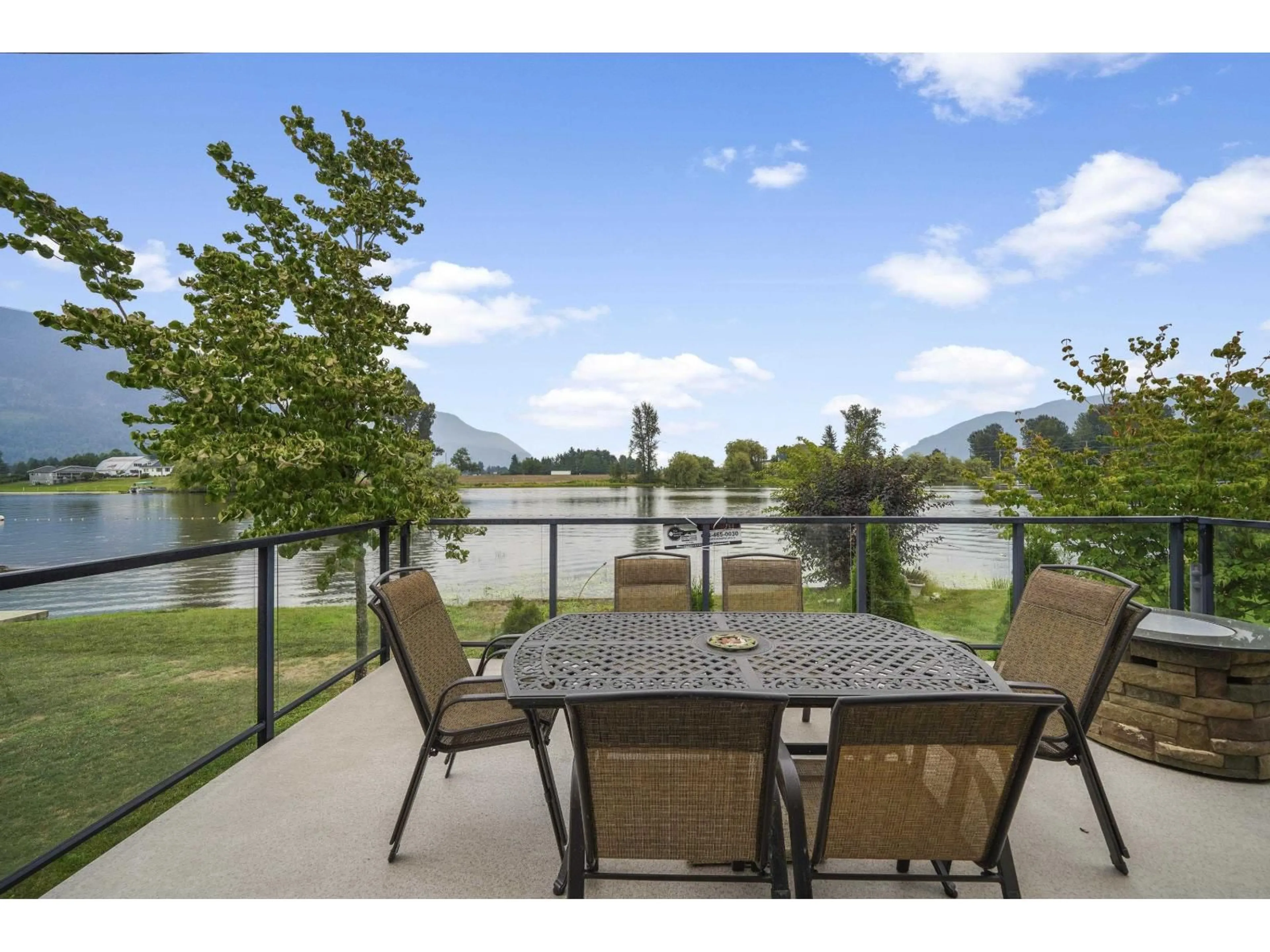 Patio, water/lake/river/ocean view for 149 152 - 8400 SHOOK ROAD, Mission British Columbia V2V7L3