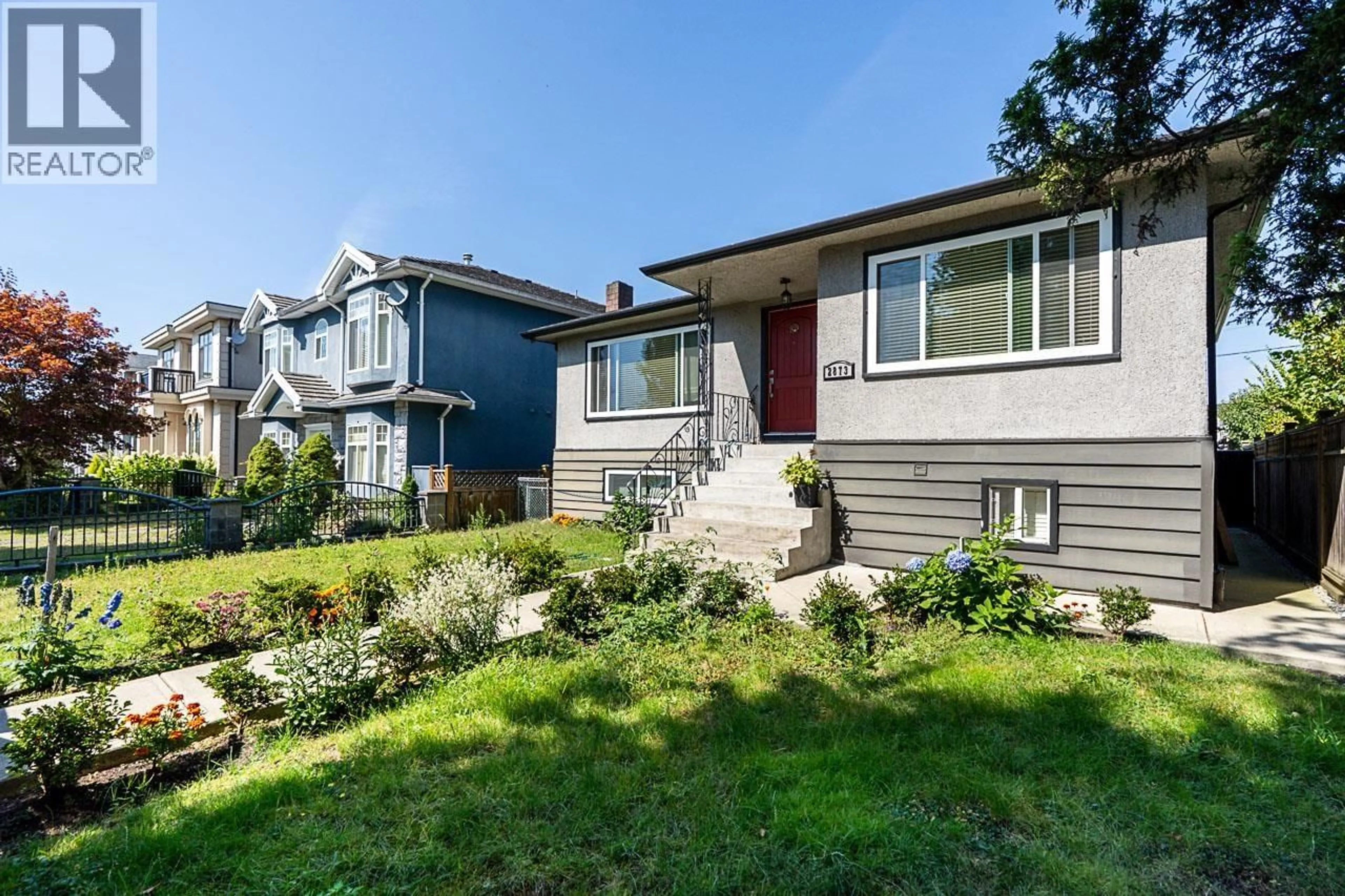 Home with vinyl exterior material, street for 2873 54TH AVENUE, Vancouver British Columbia V5S1Y4