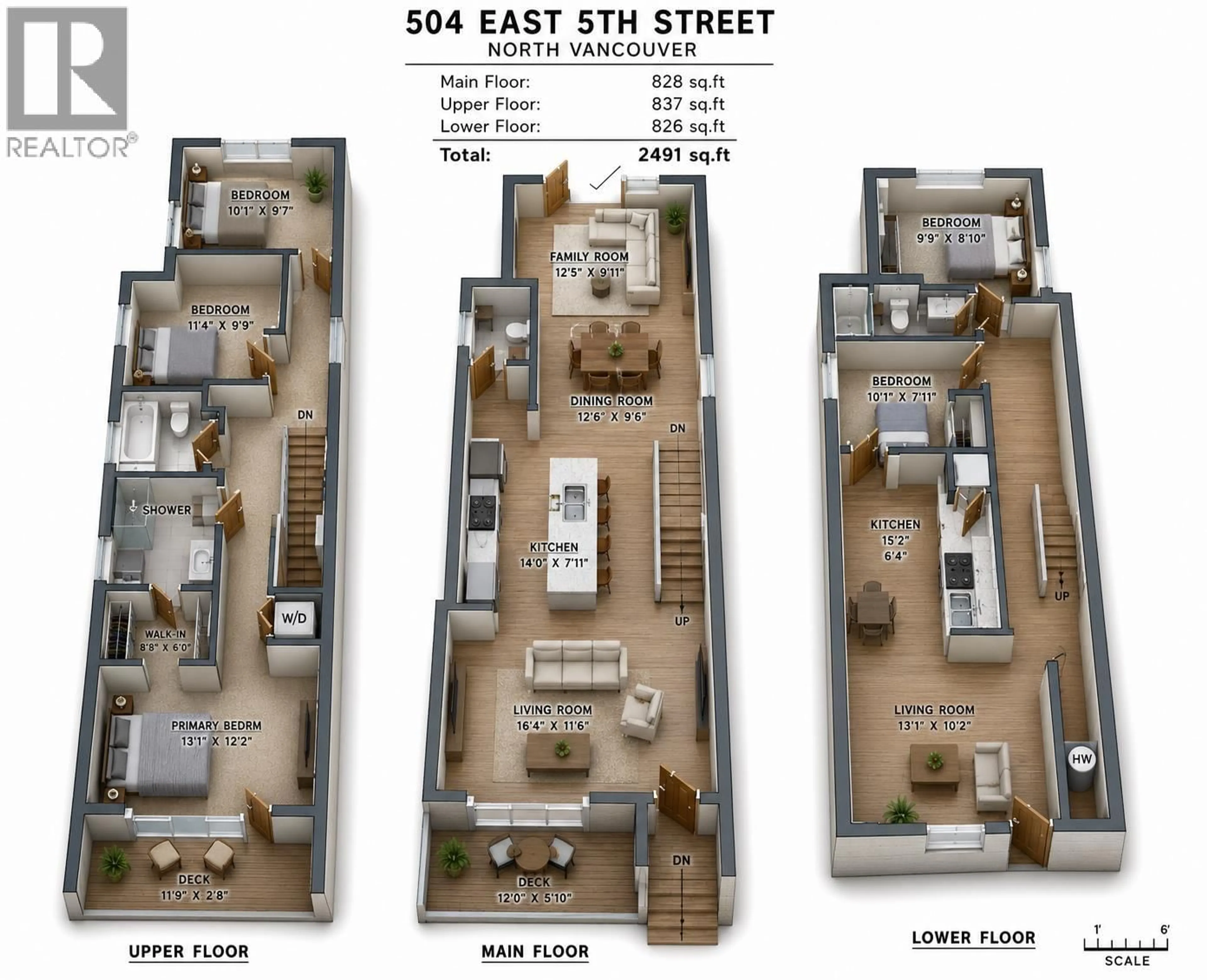 Floor plan for 504 5TH STREET, North Vancouver British Columbia V7L1M4