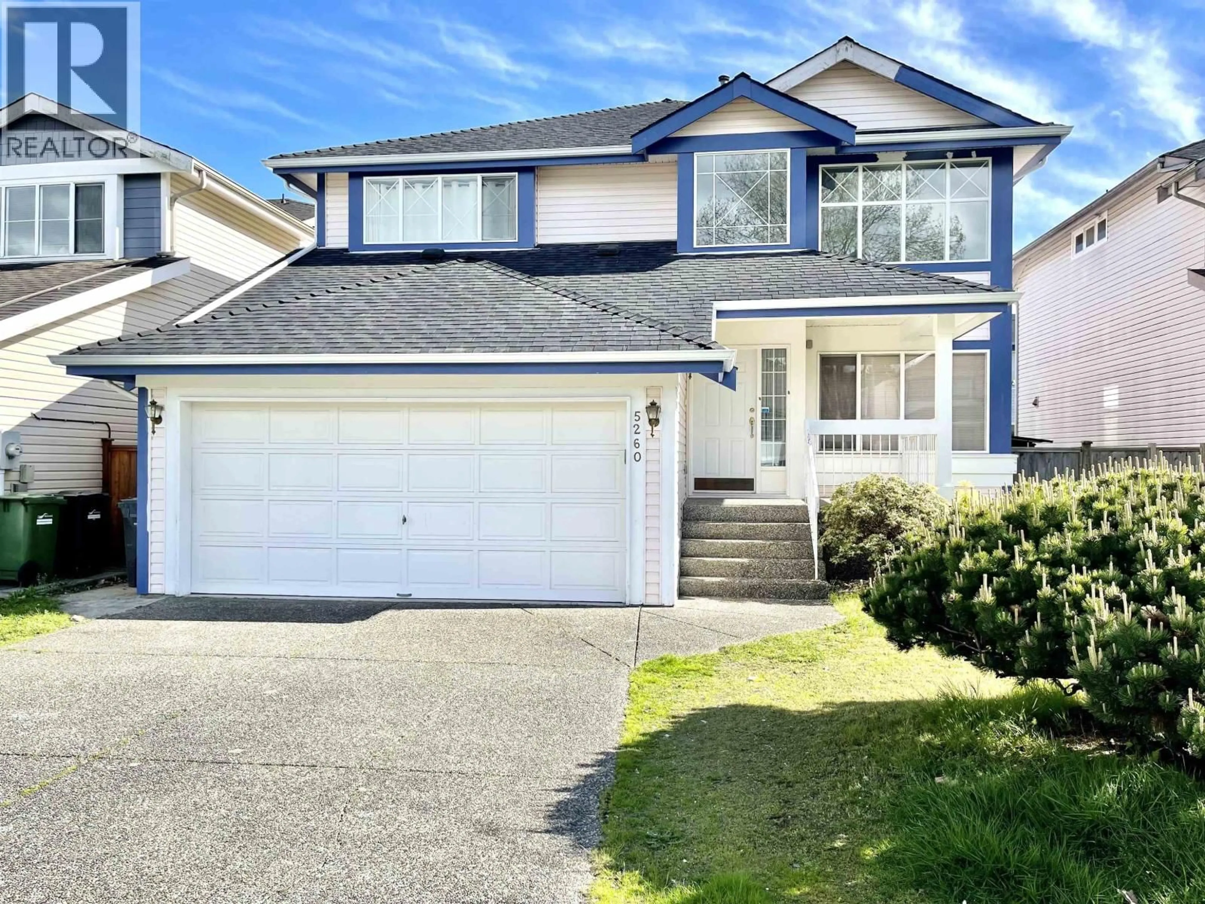 Home with vinyl exterior material, street for 5260 ROWLING PLACE, Richmond British Columbia V6V2T1