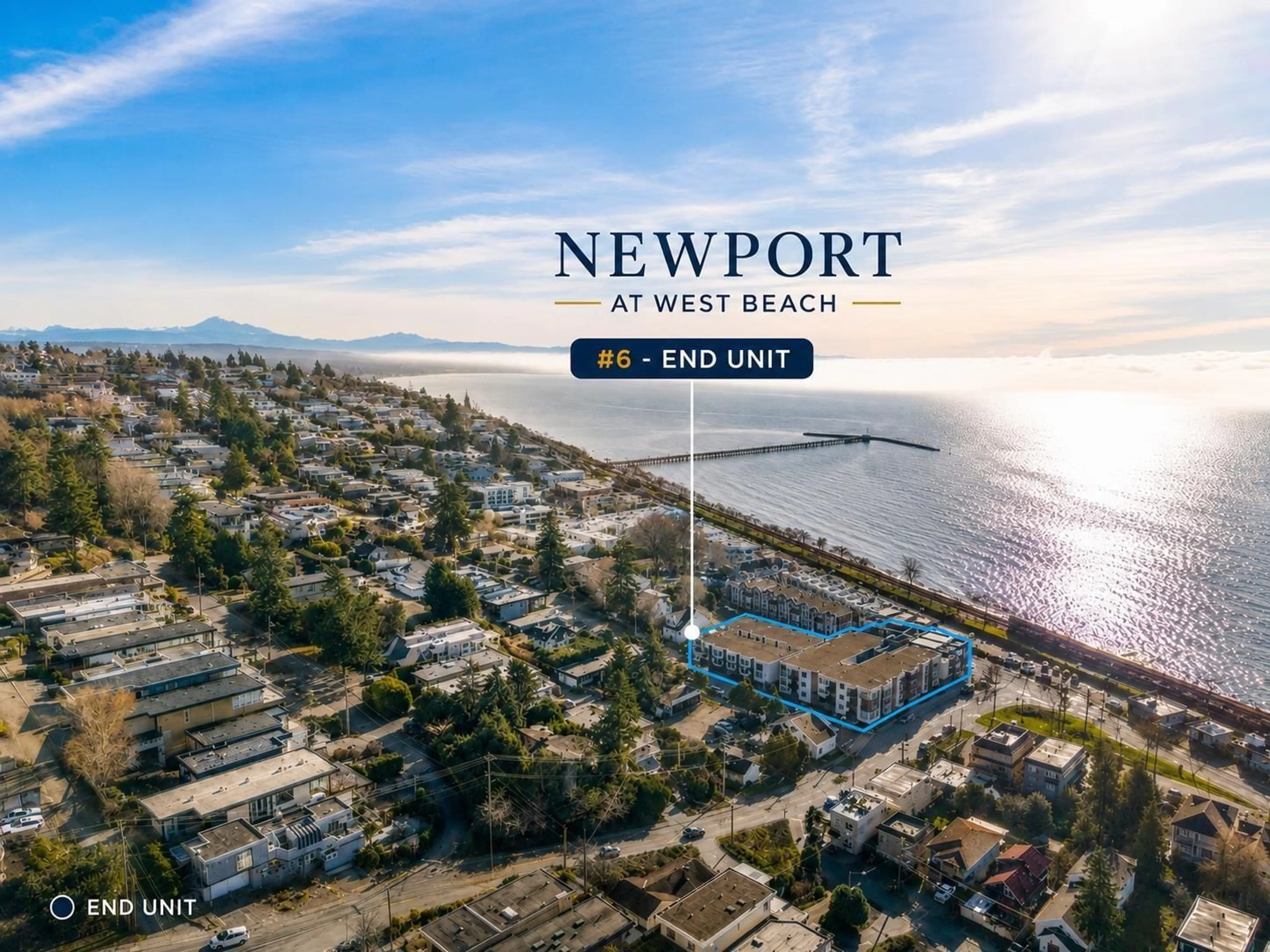A pic from outside/outdoor area/front of a property/back of a property/a pic from drone, street for 6 - 14820 BUENA VISTA AVENUE, White Rock British Columbia V4B0B3