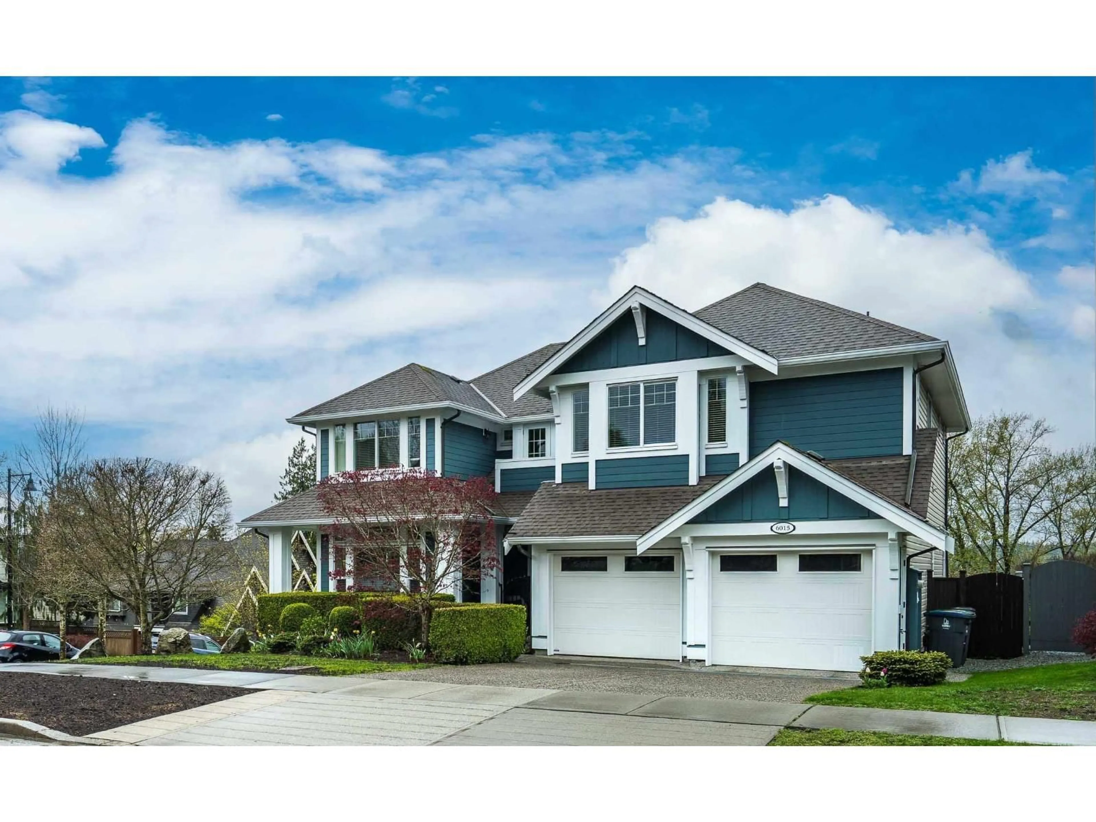 Home with vinyl exterior material, street for 6015 163 STREET, Surrey British Columbia V3S1S5