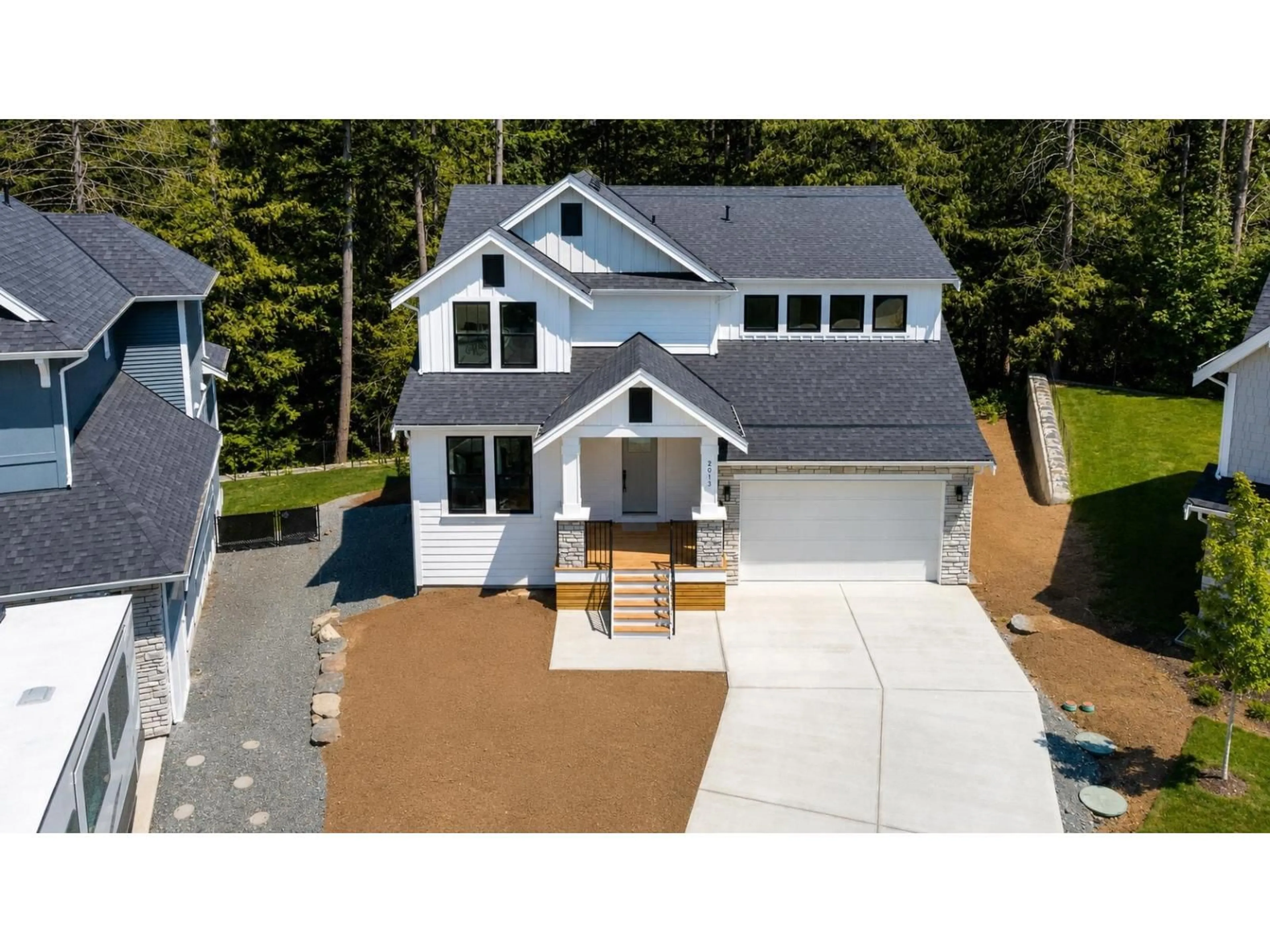 A pic from outside/outdoor area/front of a property/back of a property/a pic from drone, street for 2013 SPARROW HAWK PLACE, Agassiz British Columbia V0M1A1