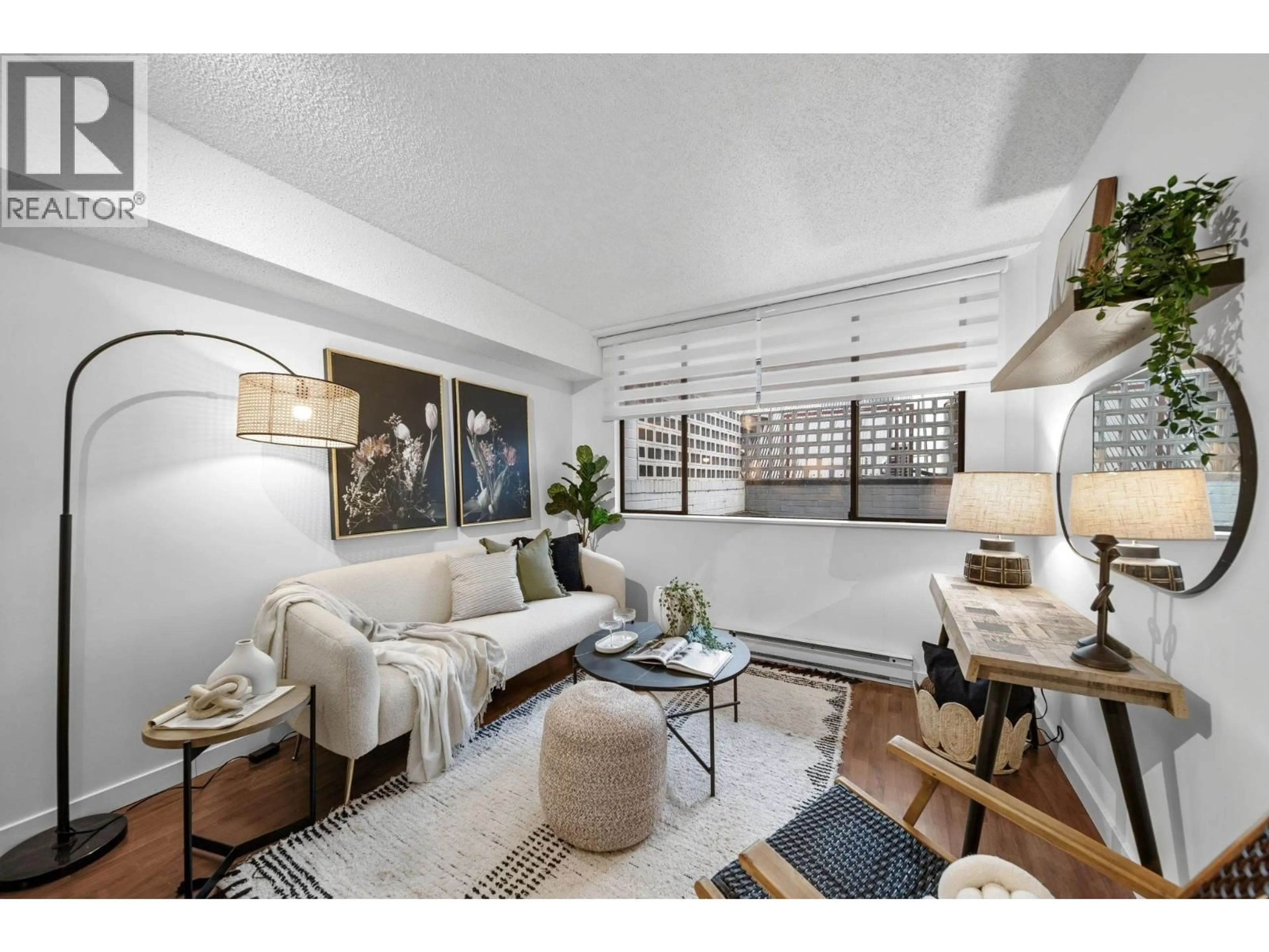 Living room with furniture, unknown for 201 - 1270 ROBSON STREET, Vancouver British Columbia V6E3Z6