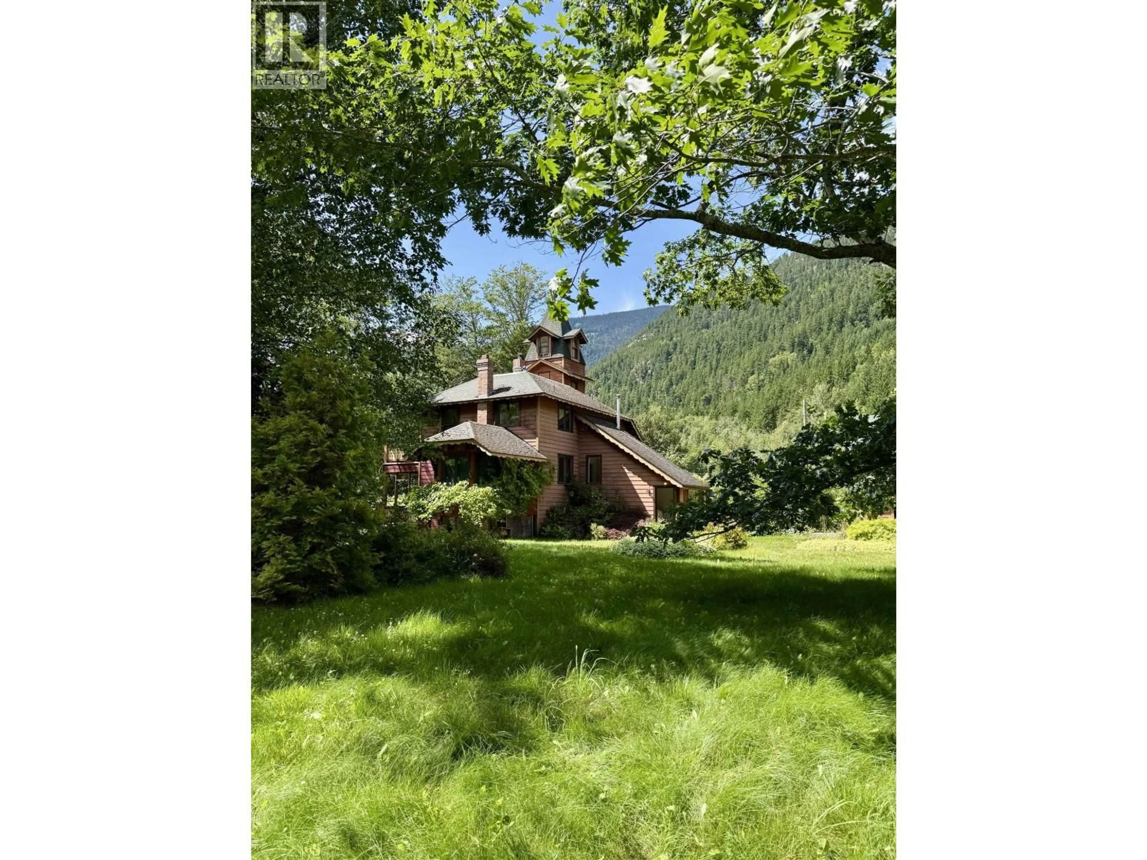 A pic from outside/outdoor area/front of a property/back of a property/a pic from drone, forest/trees view for 4233 MACKENZIE 20 HIGHWAY, Bella Coola British Columbia V0T1H0