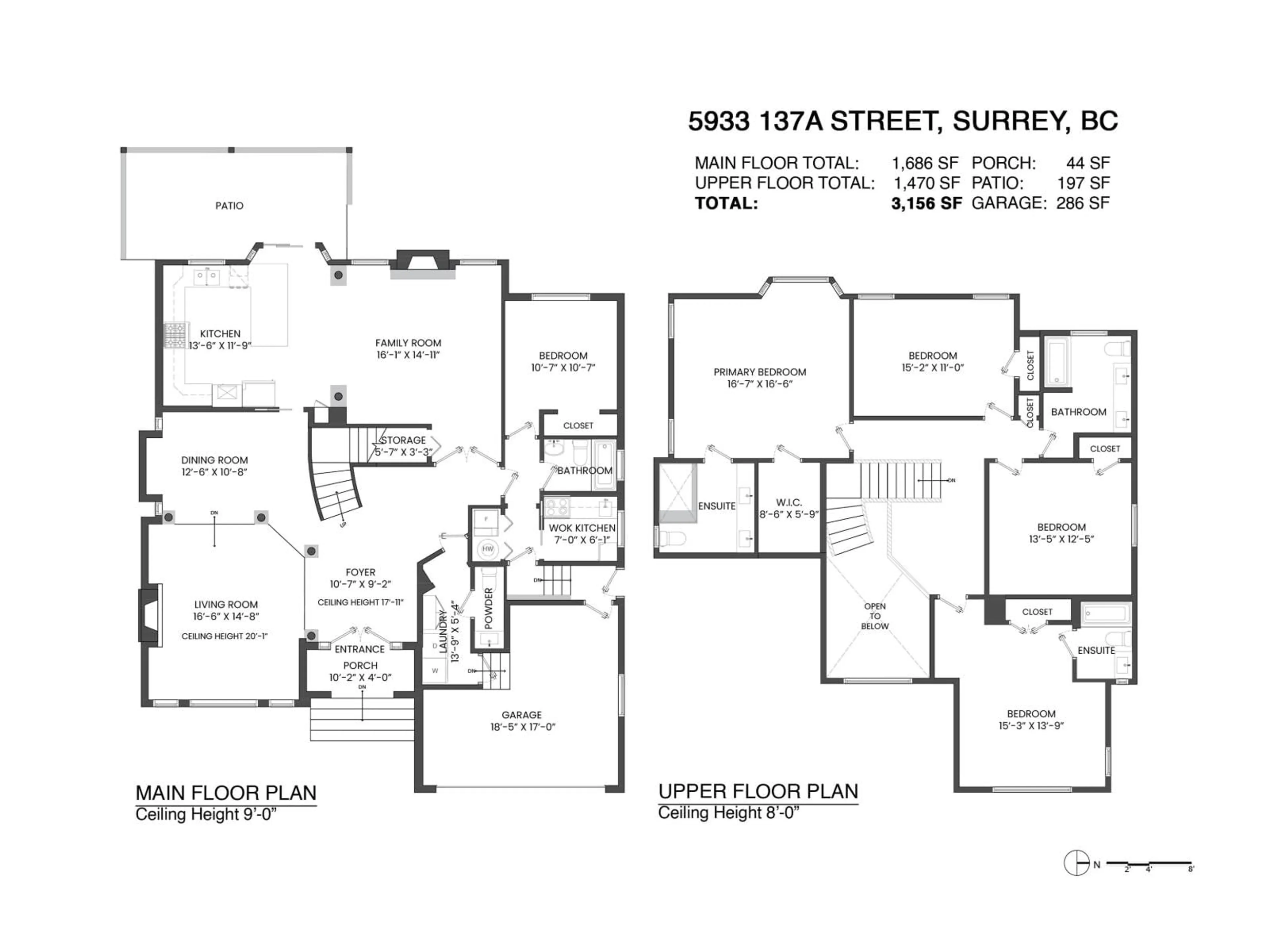 Floor plan for 5933 137A STREET, Surrey British Columbia V3X3K9