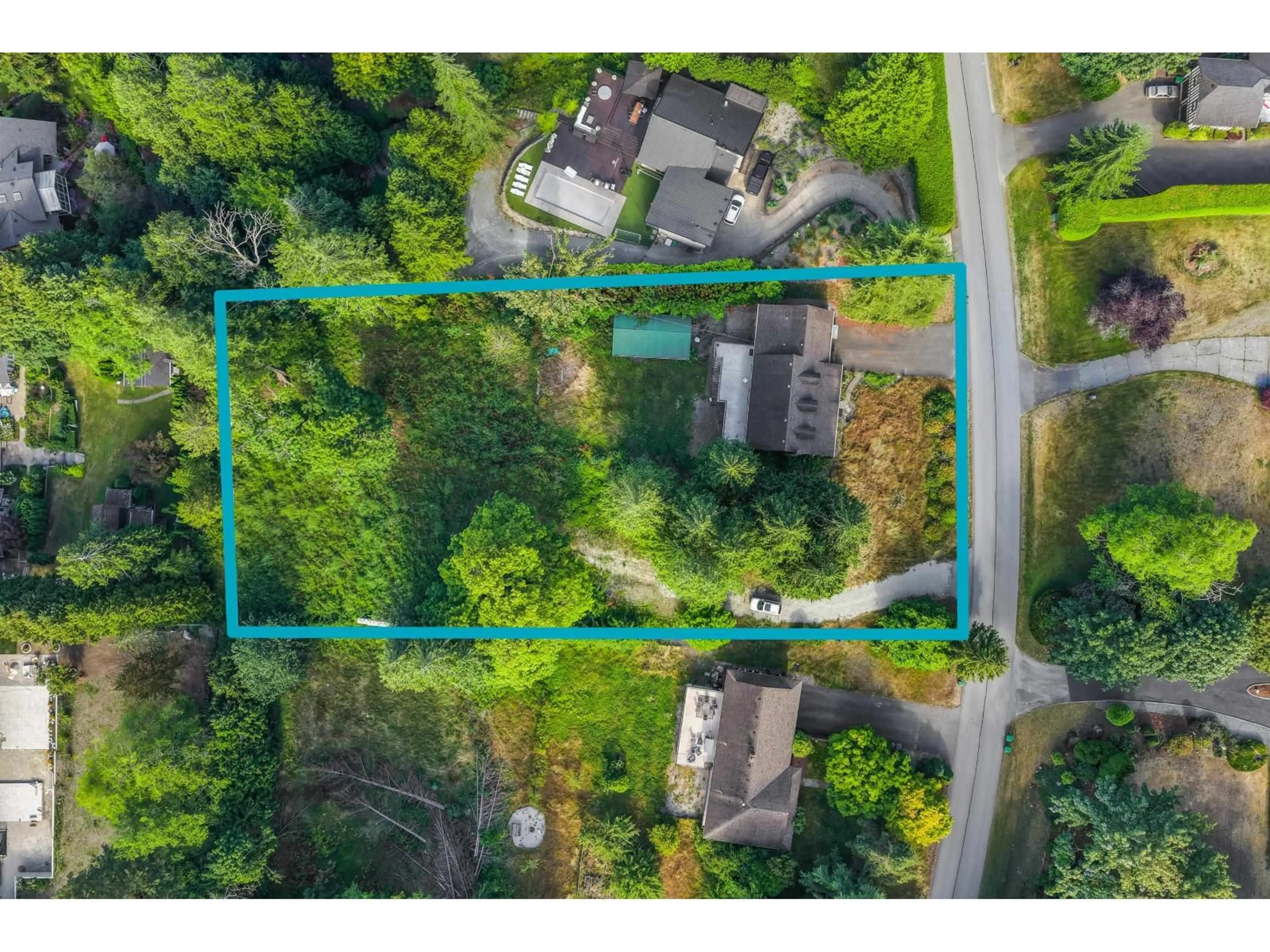 A pic from outside/outdoor area/front of a property/back of a property/a pic from drone, street for 17311 HILLVIEW PLACE, Surrey British Columbia V3Z0C3