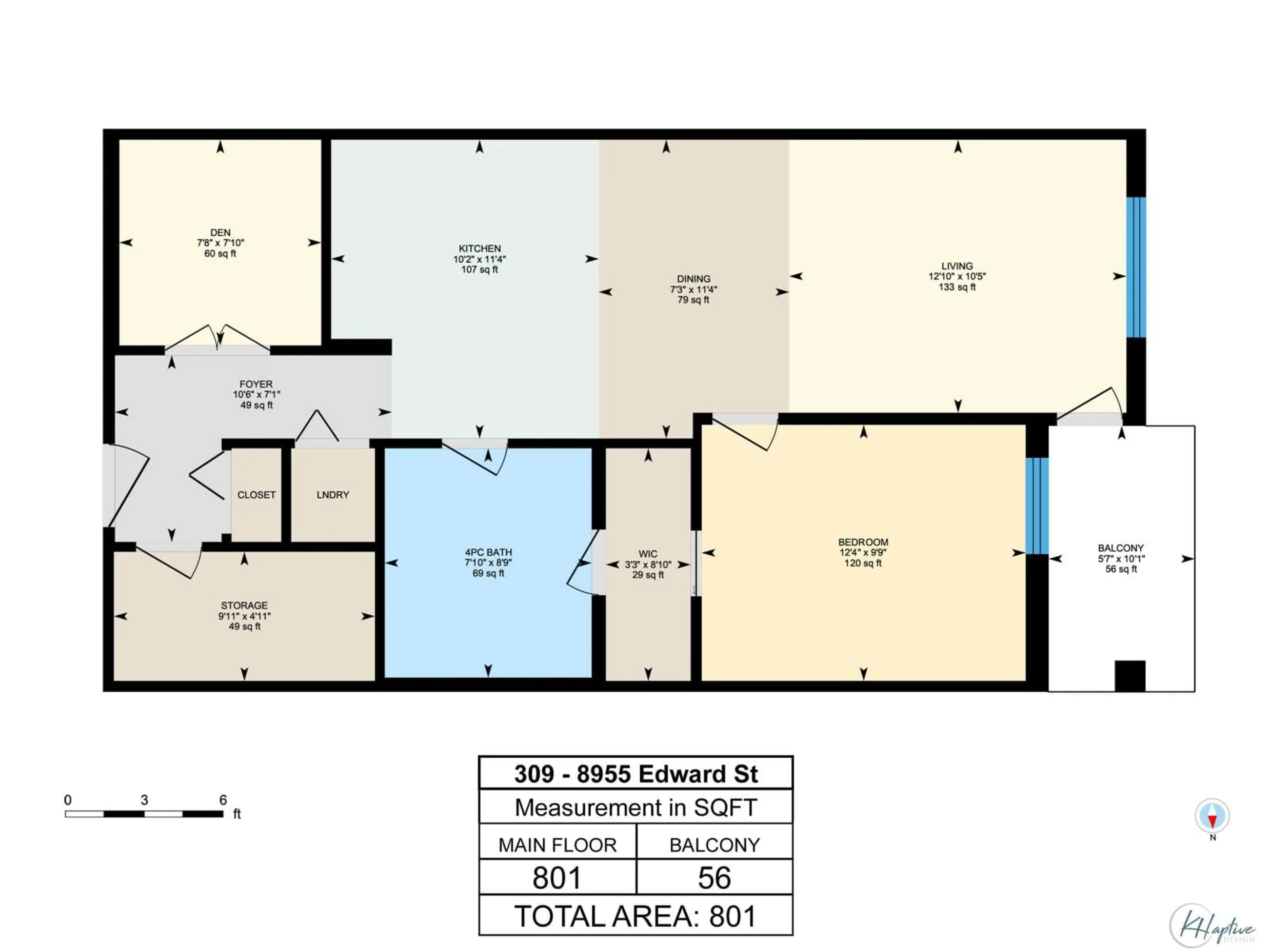 Floor plan for 309 - 8955 EDWARD STREET, Chilliwack British Columbia V2P4E2