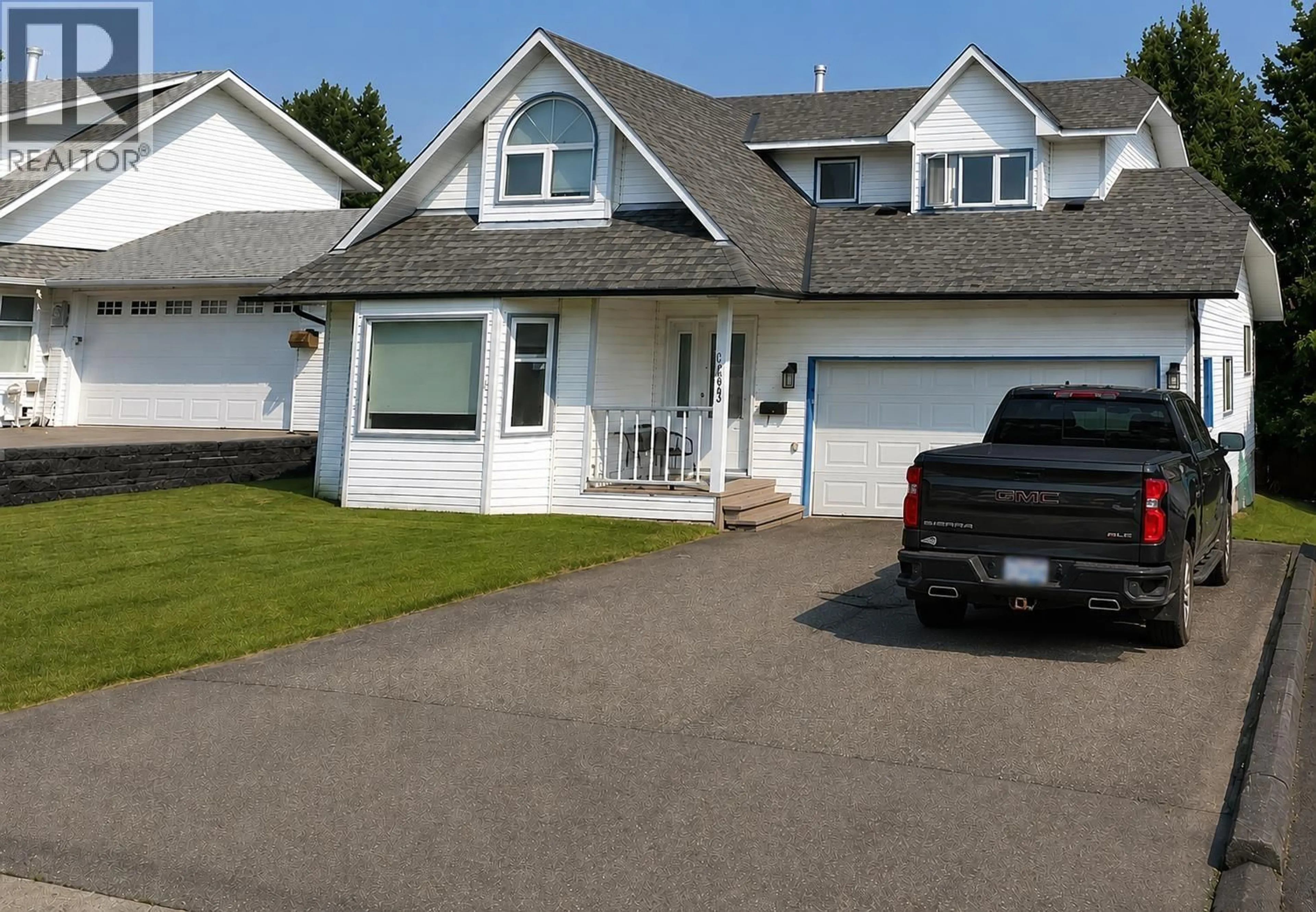 Home with vinyl exterior material, street for 7623 ST. MARY CRESCENT, Prince George British Columbia V2N4M3