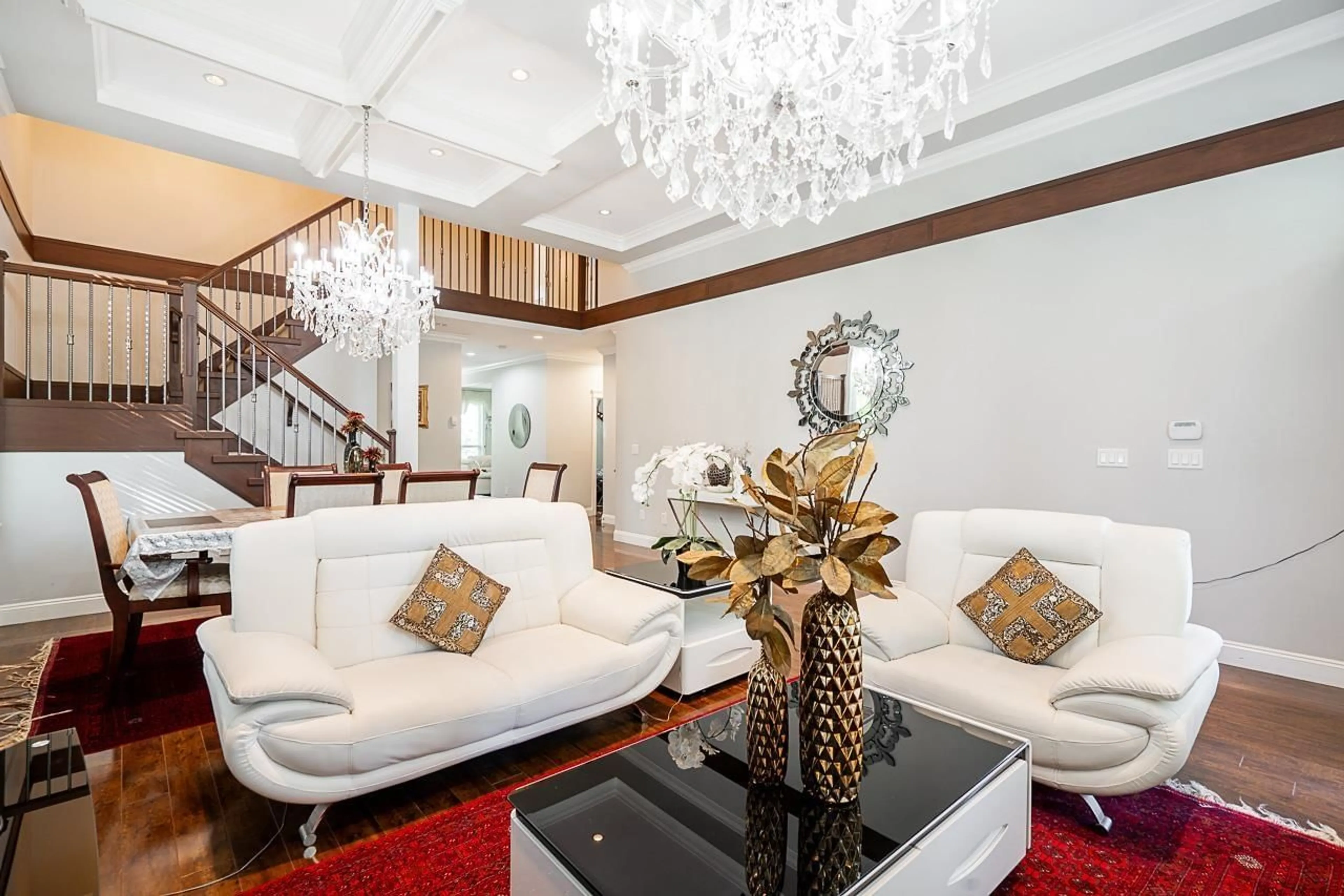 Living room with furniture, carpet floor for 14849 62 AVENUE, Surrey British Columbia V3S8E8