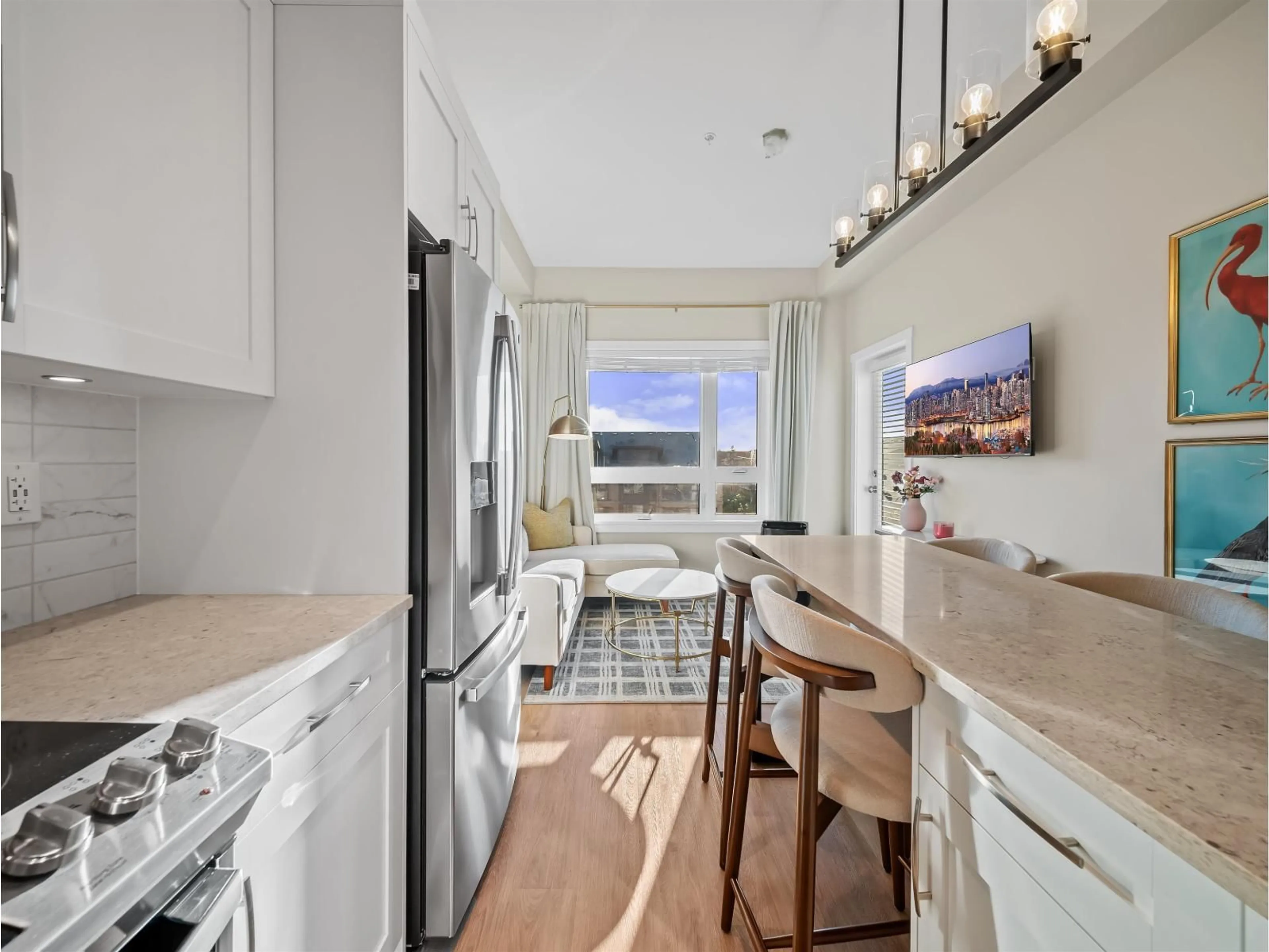 Open concept kitchen, unknown for A131 - 8233 208B STREET STREET, Langley British Columbia V2Y4M7