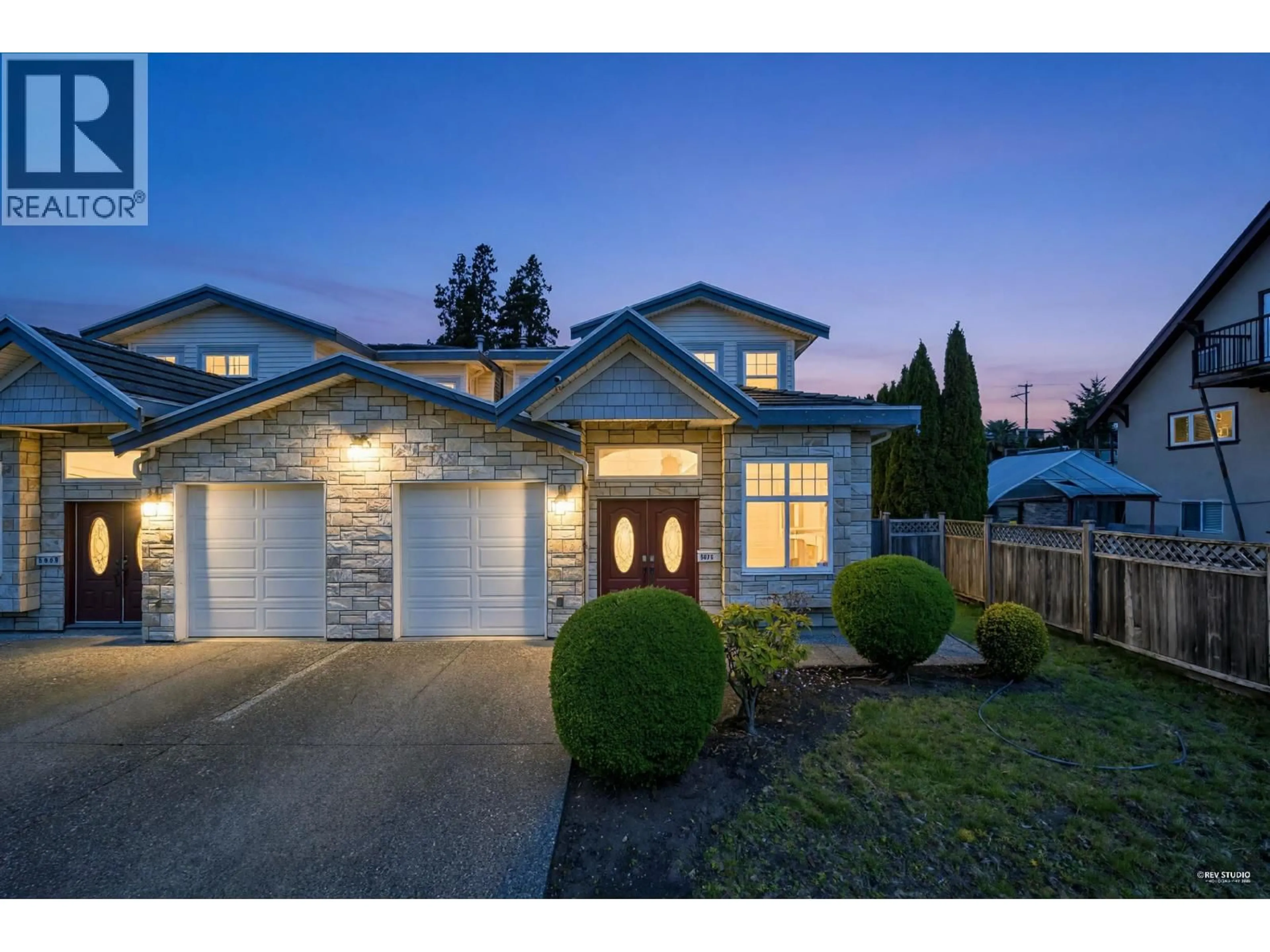 Home with brick exterior material, street for 5871 RUMBLE STREET, Burnaby British Columbia V5J2C3