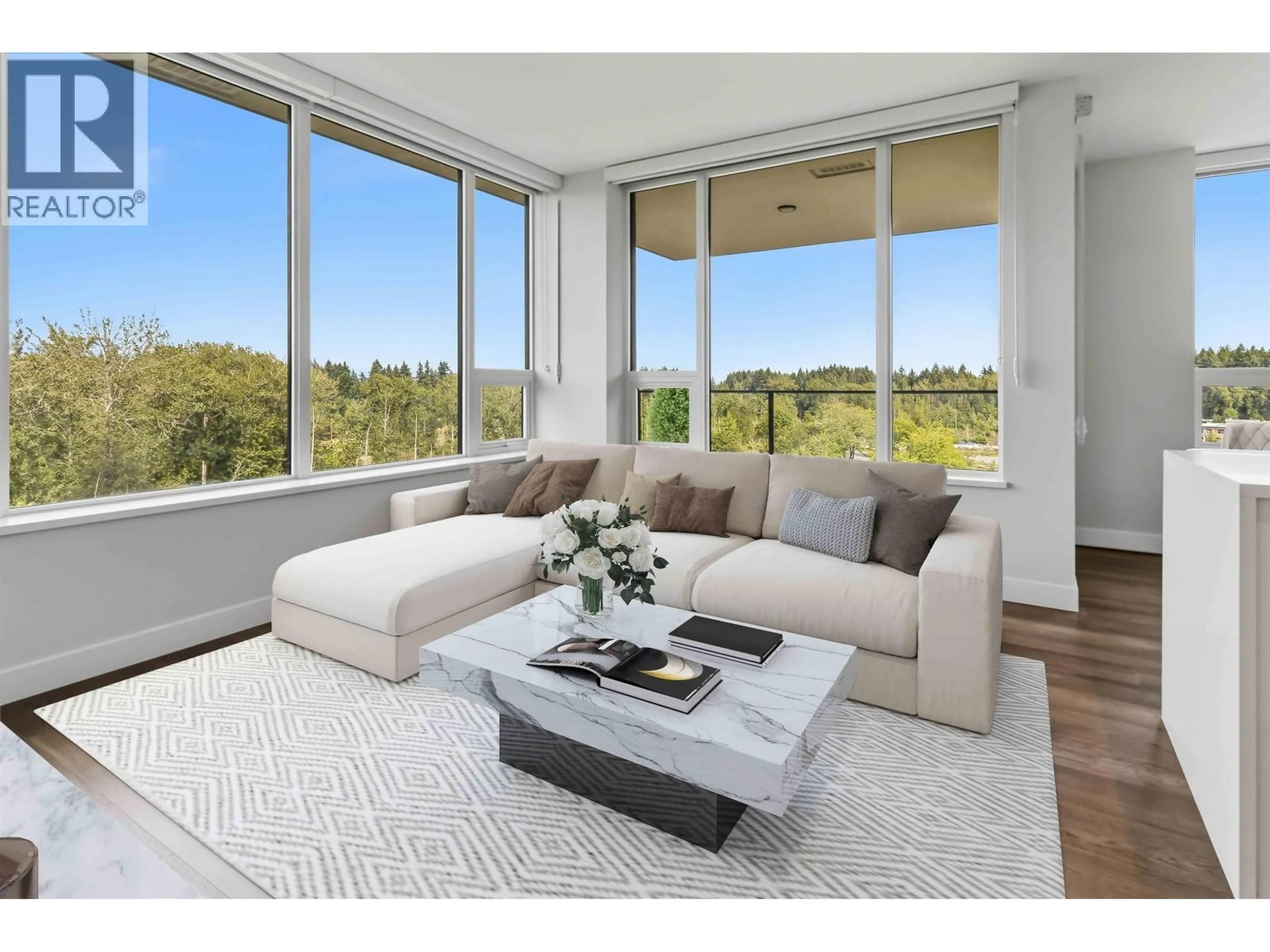 Living room with furniture, unknown for 1002 - 5410 SHORTCUT ROAD, Vancouver British Columbia V6T0C8