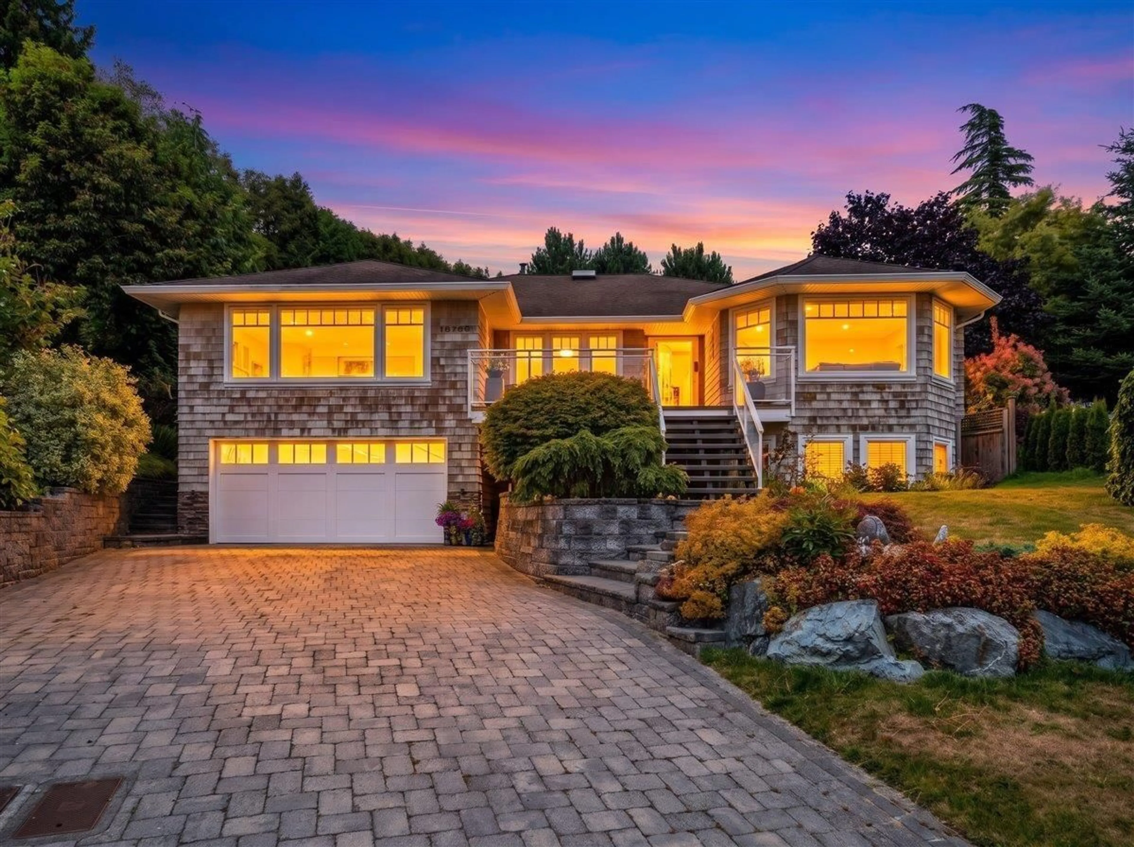 Home with brick exterior material, street for 16063 8 AVENUE, Surrey British Columbia V4A1A1