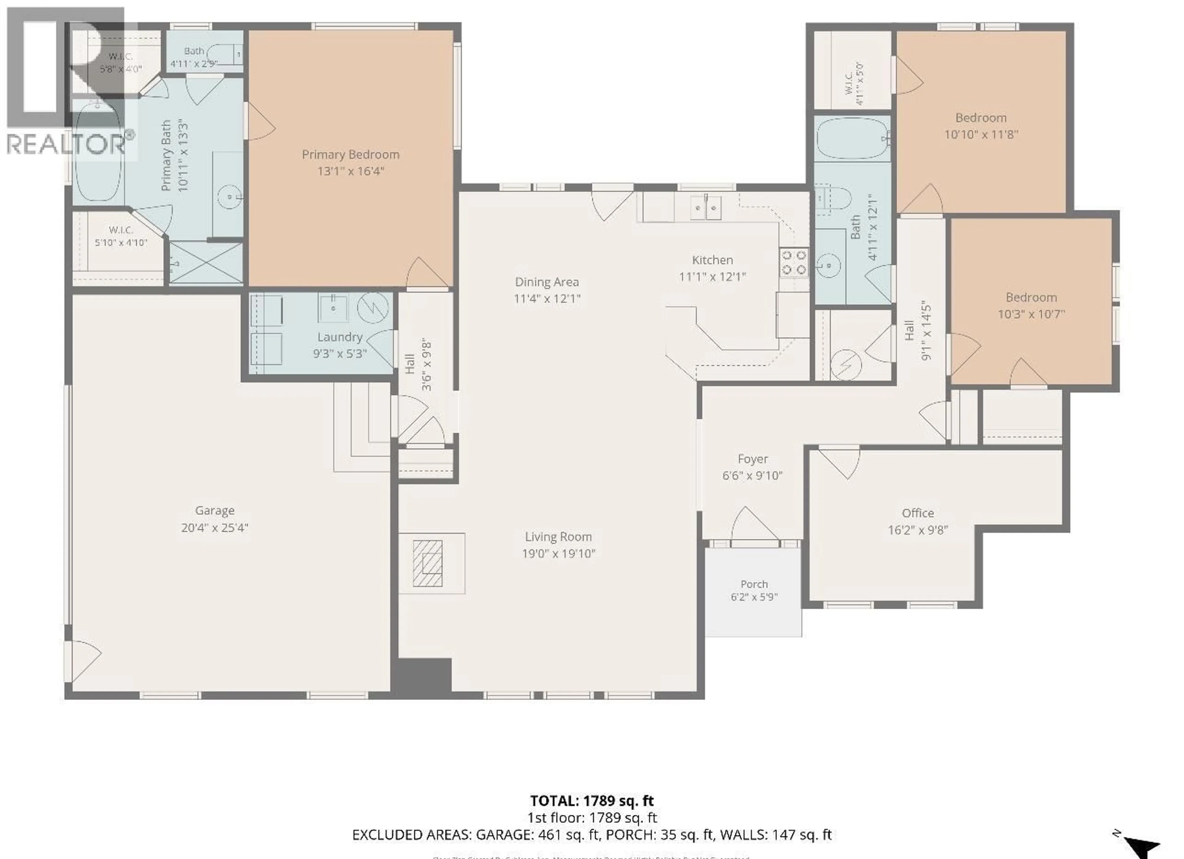 Floor plan for 26 BLUEBERRY AVENUE, Kitimat British Columbia V8C2S7