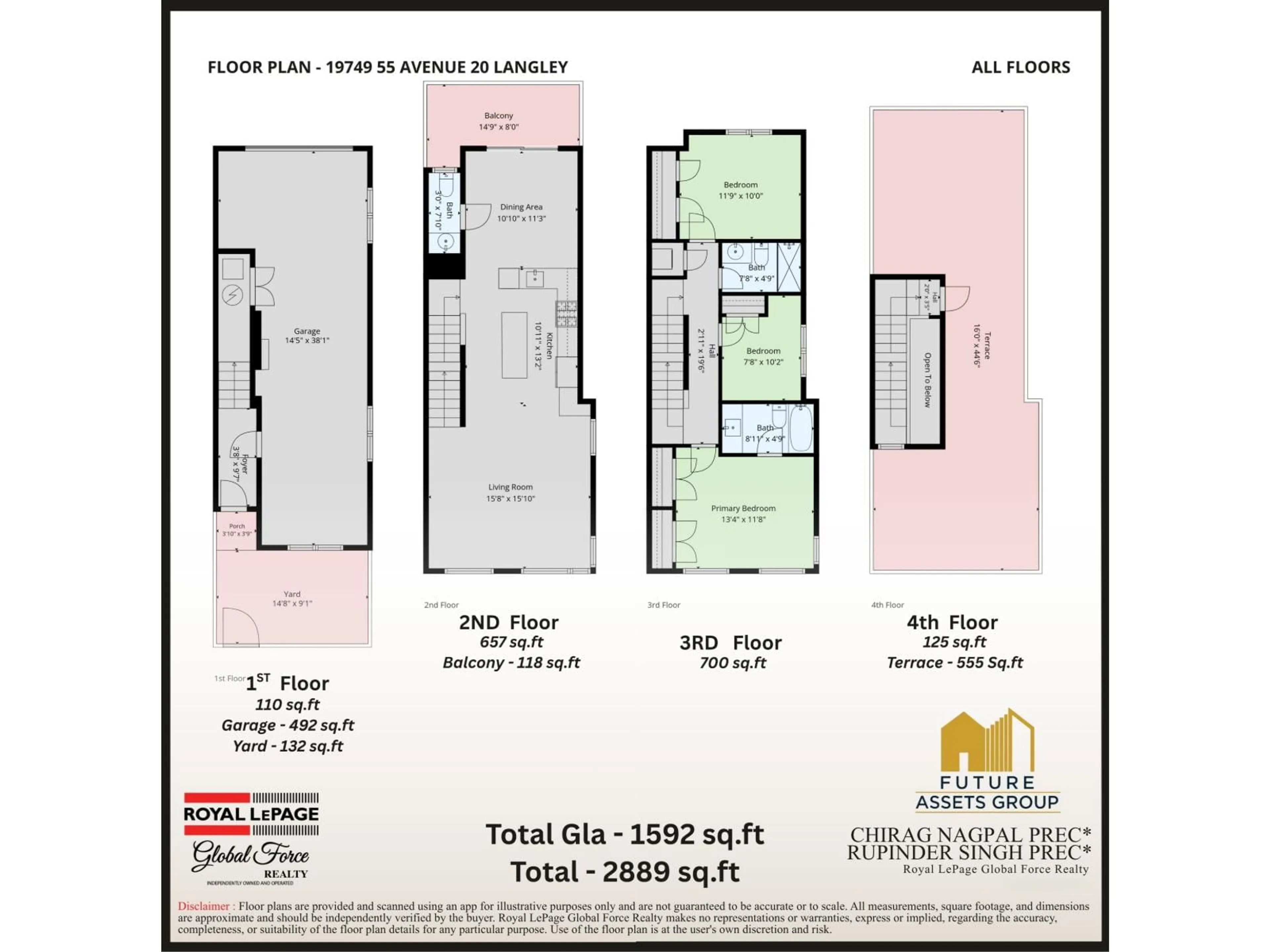 Floor plan for 20 - 19749 55 AVENUE, Langley British Columbia V3A0M2