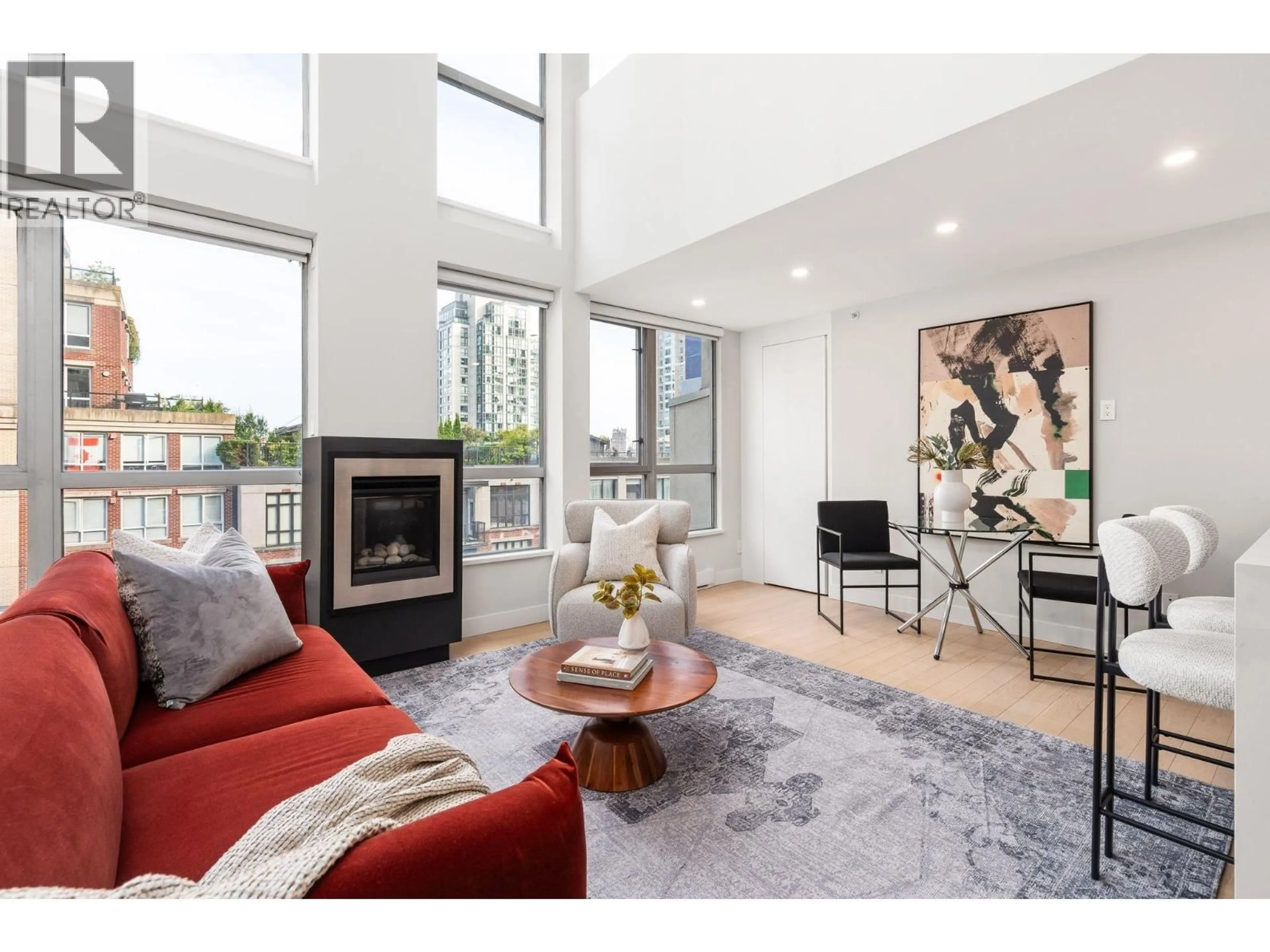 Living room with furniture, unknown for 608 - 1238 RICHARDS STREET, Vancouver British Columbia V6B3G2