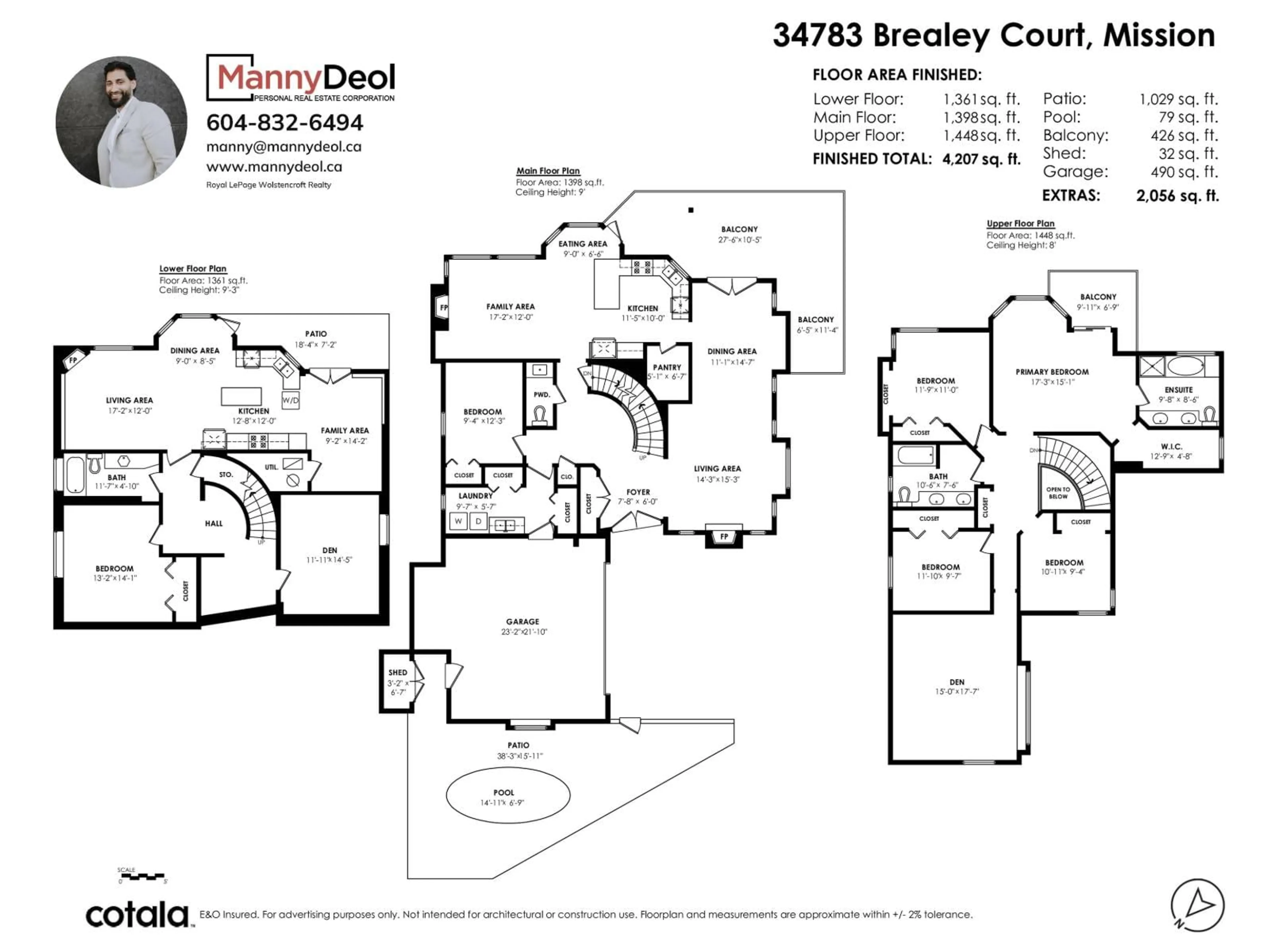 Floor plan for 34783 BREALEY COURT, Mission British Columbia V2V7A7