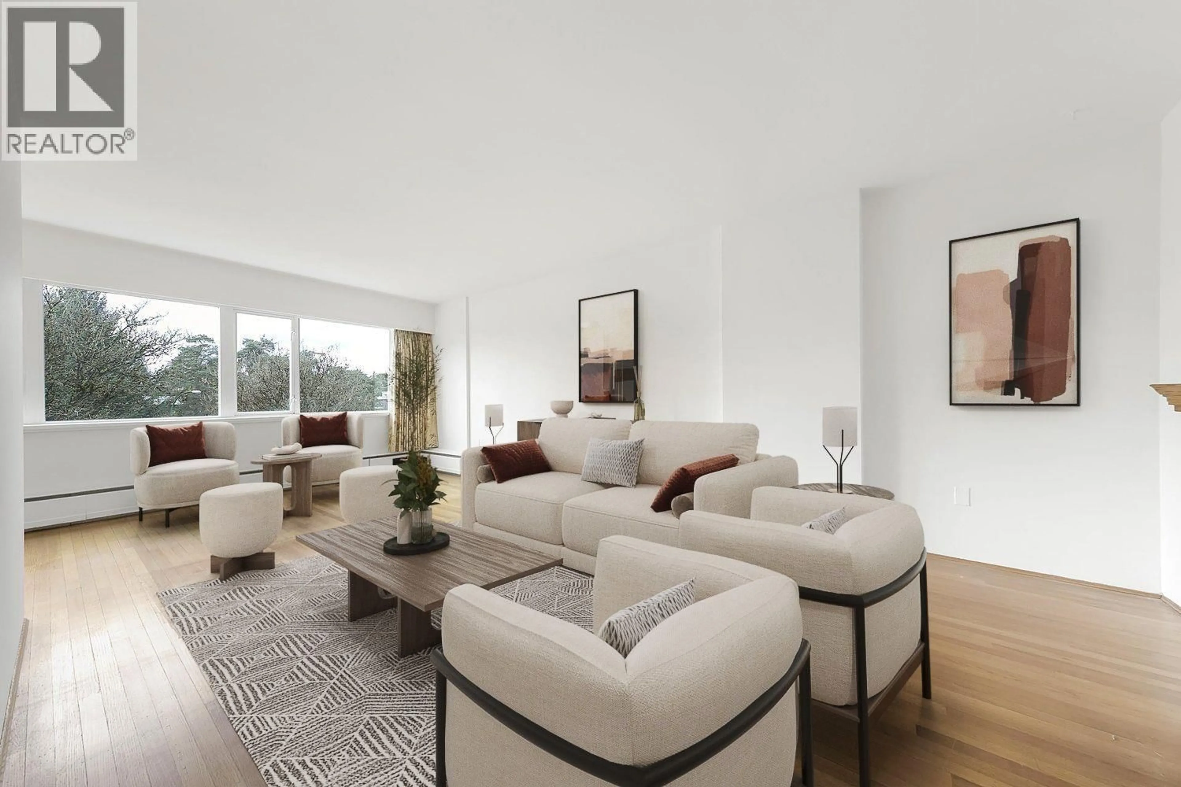 Living room with furniture, unknown for 204 - 6026 TISDALL STREET, Vancouver British Columbia V5Z3N2