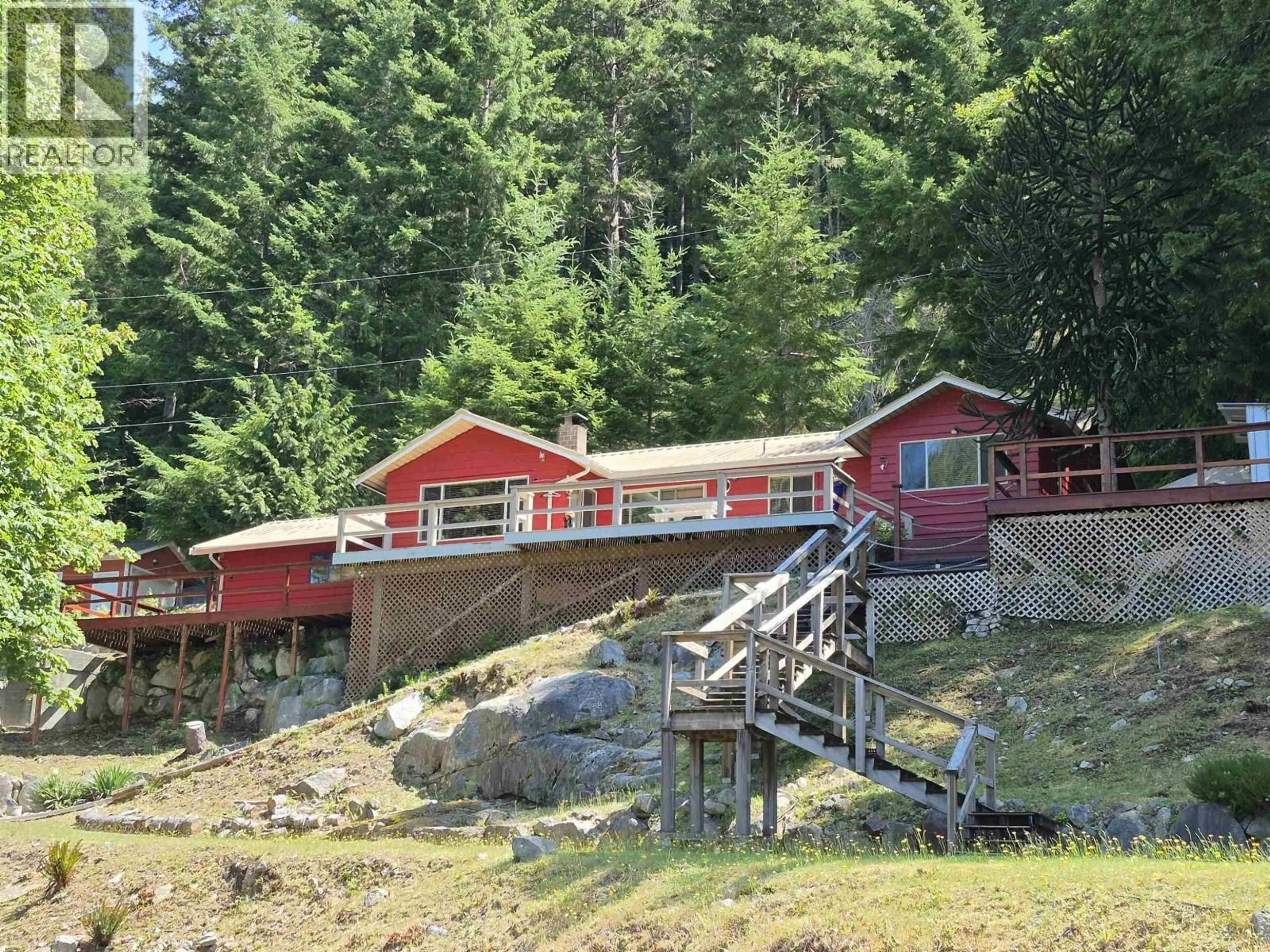 A pic from outside/outdoor area/front of a property/back of a property/a pic from drone, unknown for 13175 PORTERS ROAD, Pender Harbour British Columbia V0N2H1
