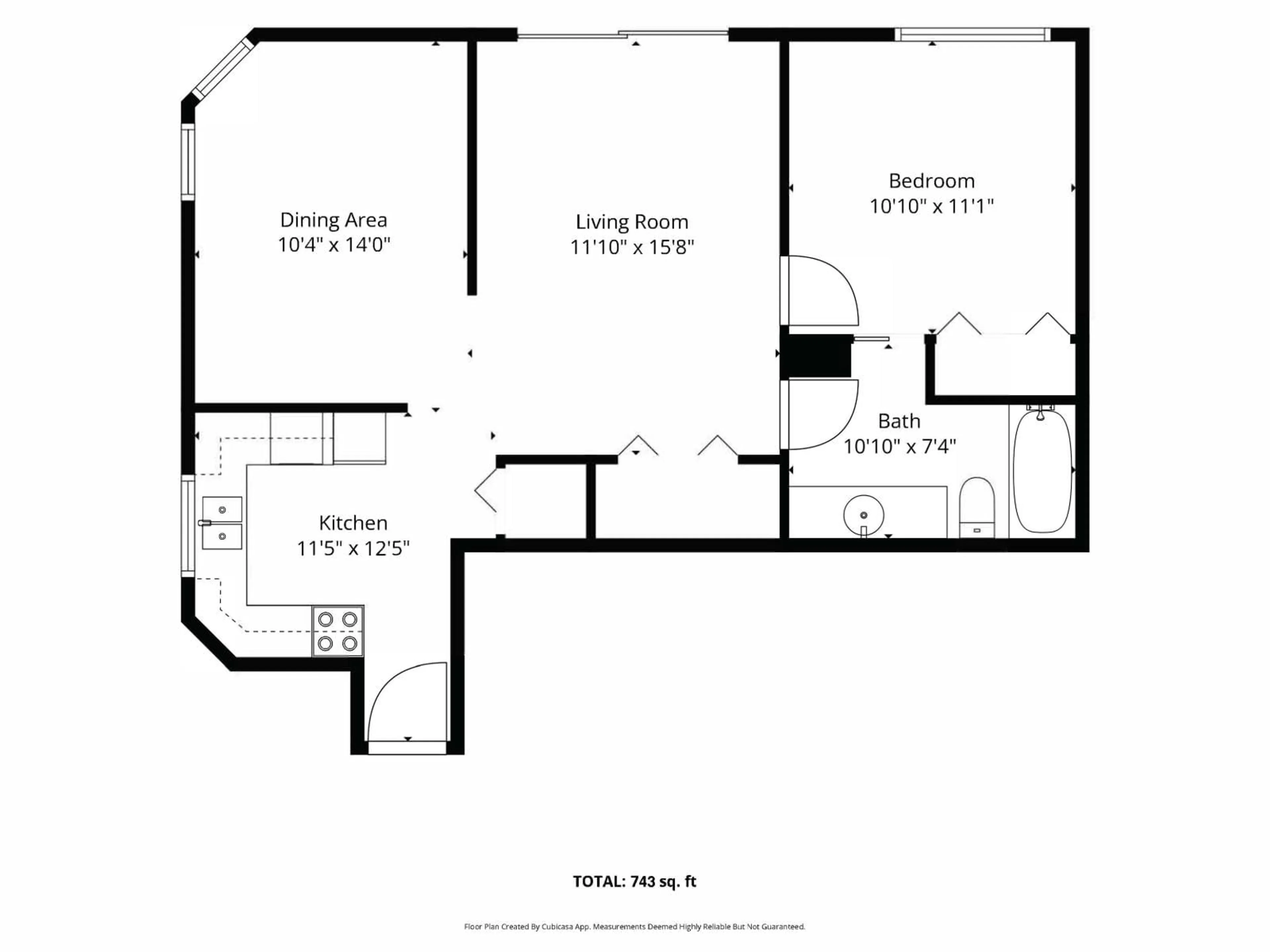 Floor plan for 401 - 46777 YALE ROAD, Chilliwack British Columbia V2P2S3