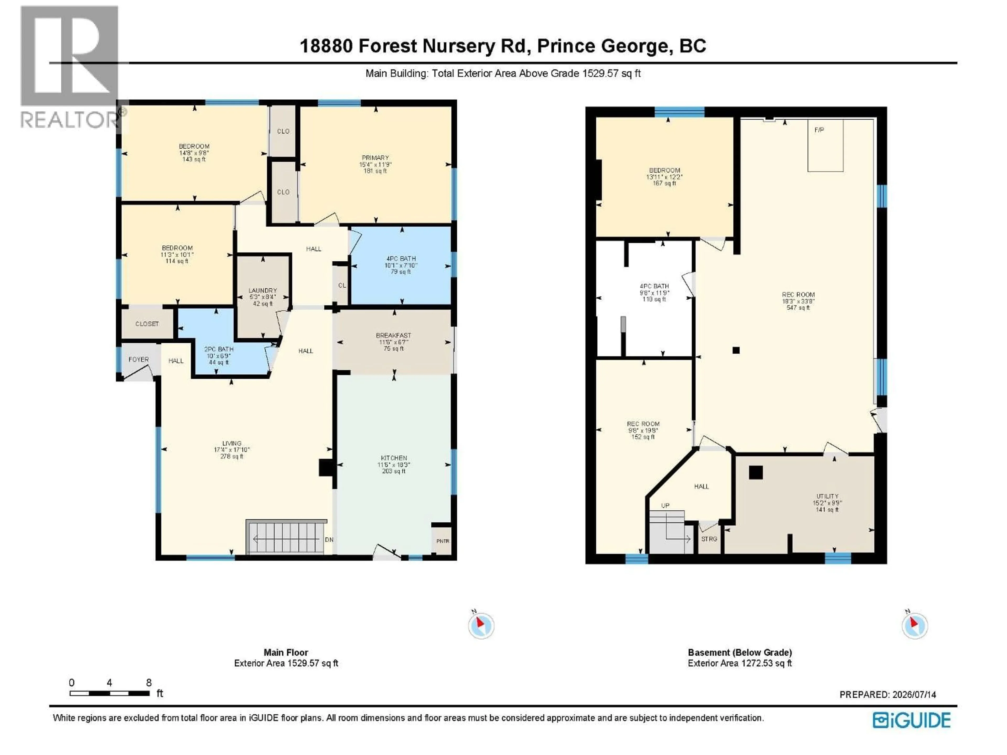 Floor plan for 18880 FOREST NURSERY ROAD, Prince George British Columbia V2N5Y7