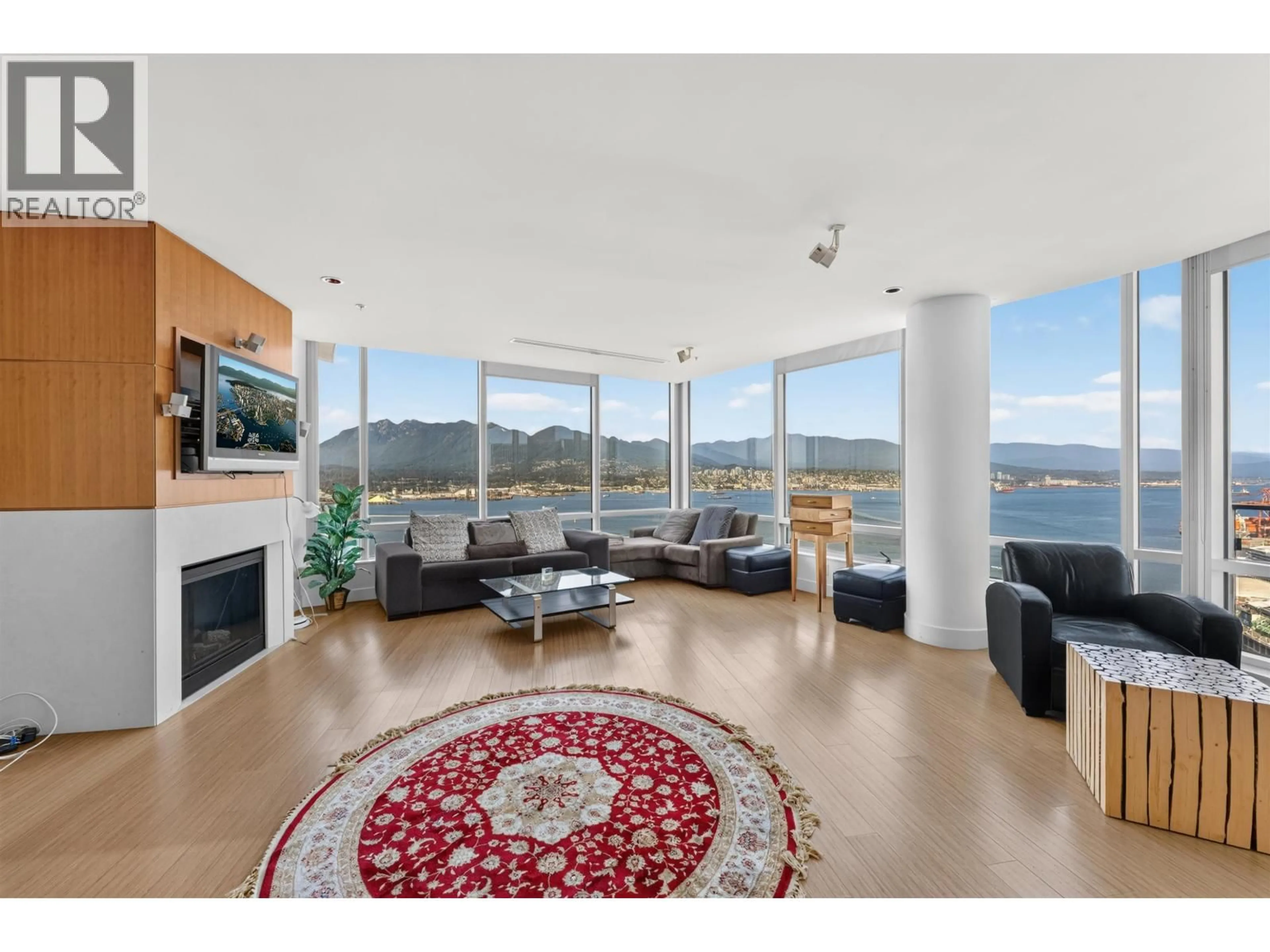 Living room with furniture, unknown for 3101 - 1077 CORDOVA STREET, Vancouver British Columbia V6C2C6