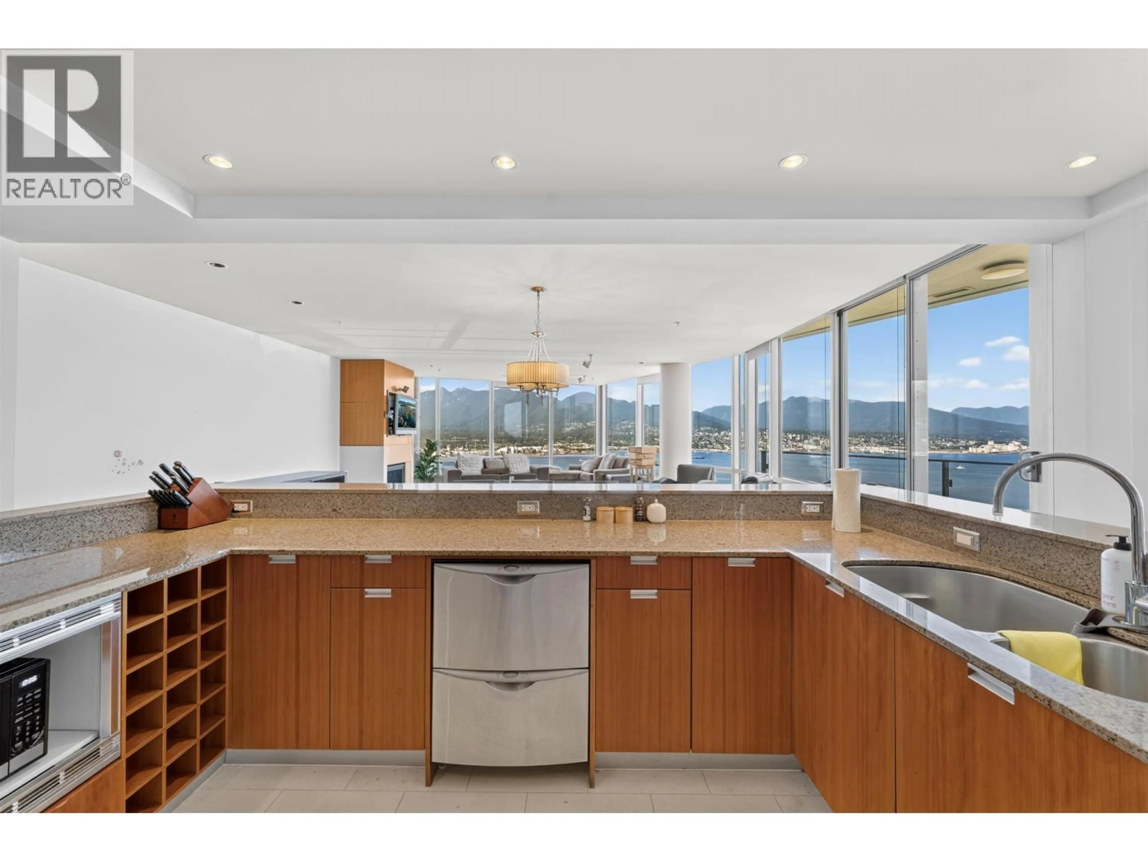 Open concept kitchen, unknown for 3101 - 1077 CORDOVA STREET, Vancouver British Columbia V6C2C6