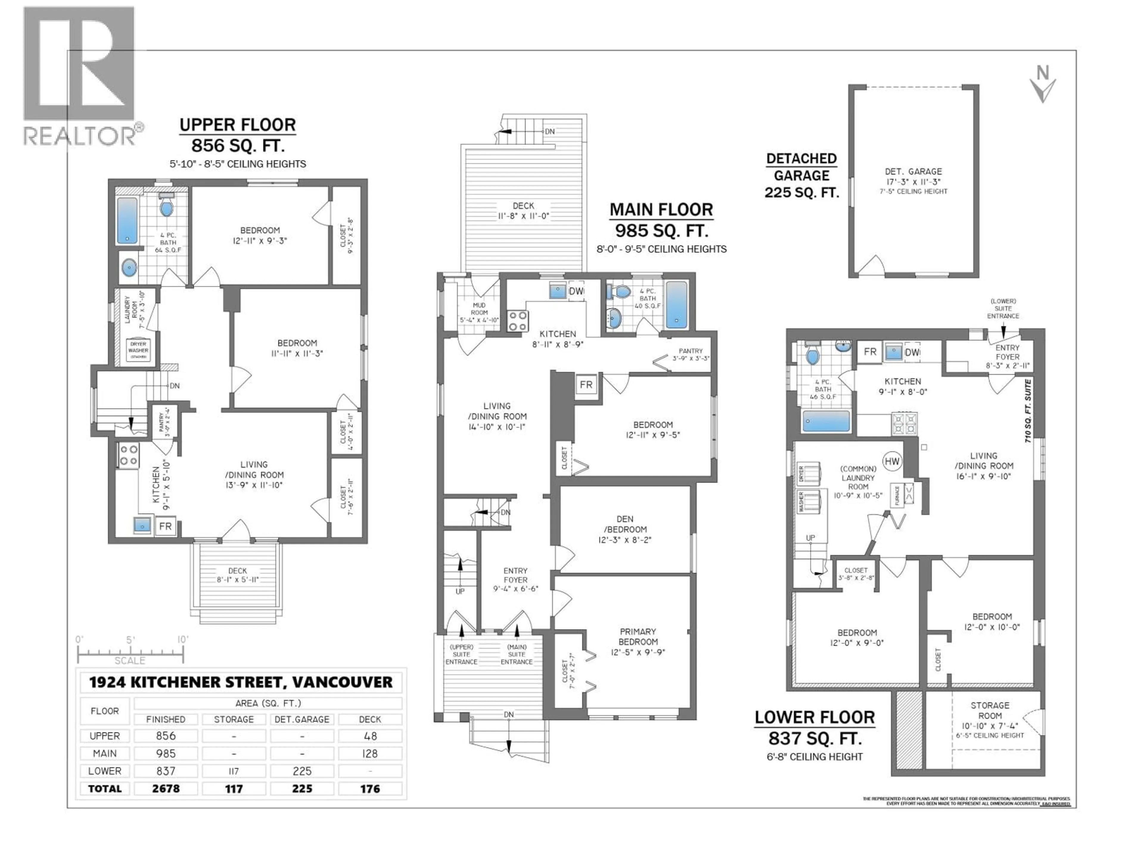 Floor plan for 1924 KITCHENER STREET, Vancouver British Columbia V5L2W7