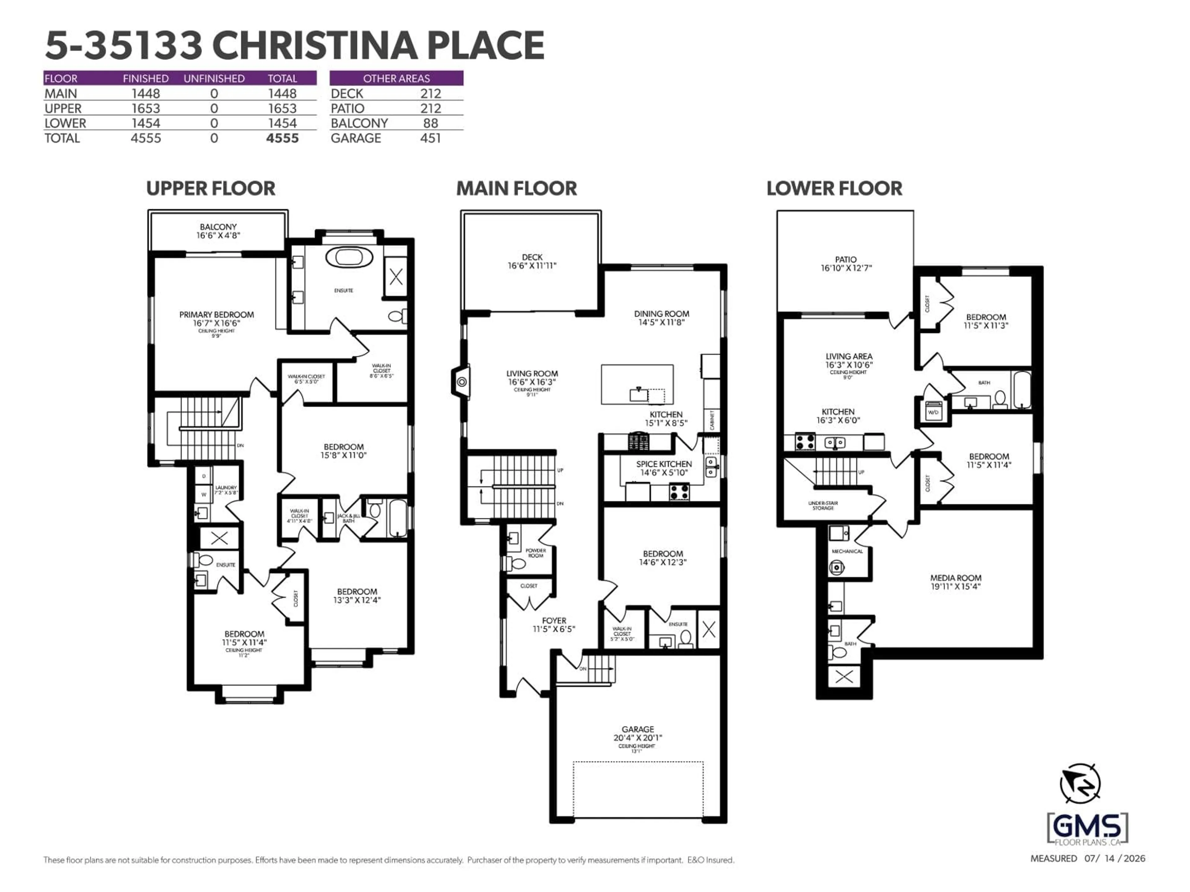 Floor plan for 5 - 35133 CHRISTINA PLACE, Abbotsford British Columbia V2S8H1