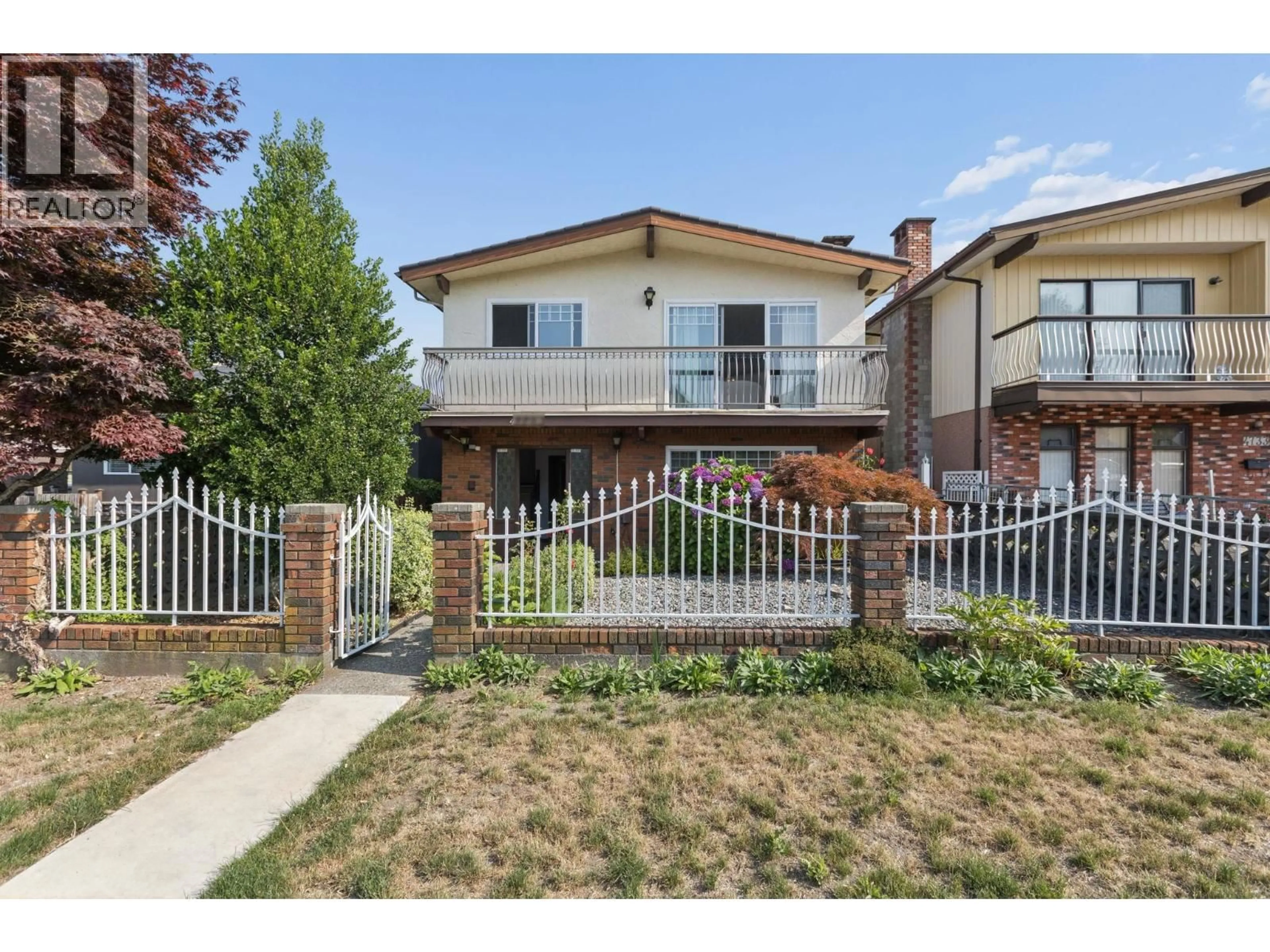 Home with brick exterior material, street for 4729 FRANCES STREET, Burnaby British Columbia V5C2S1