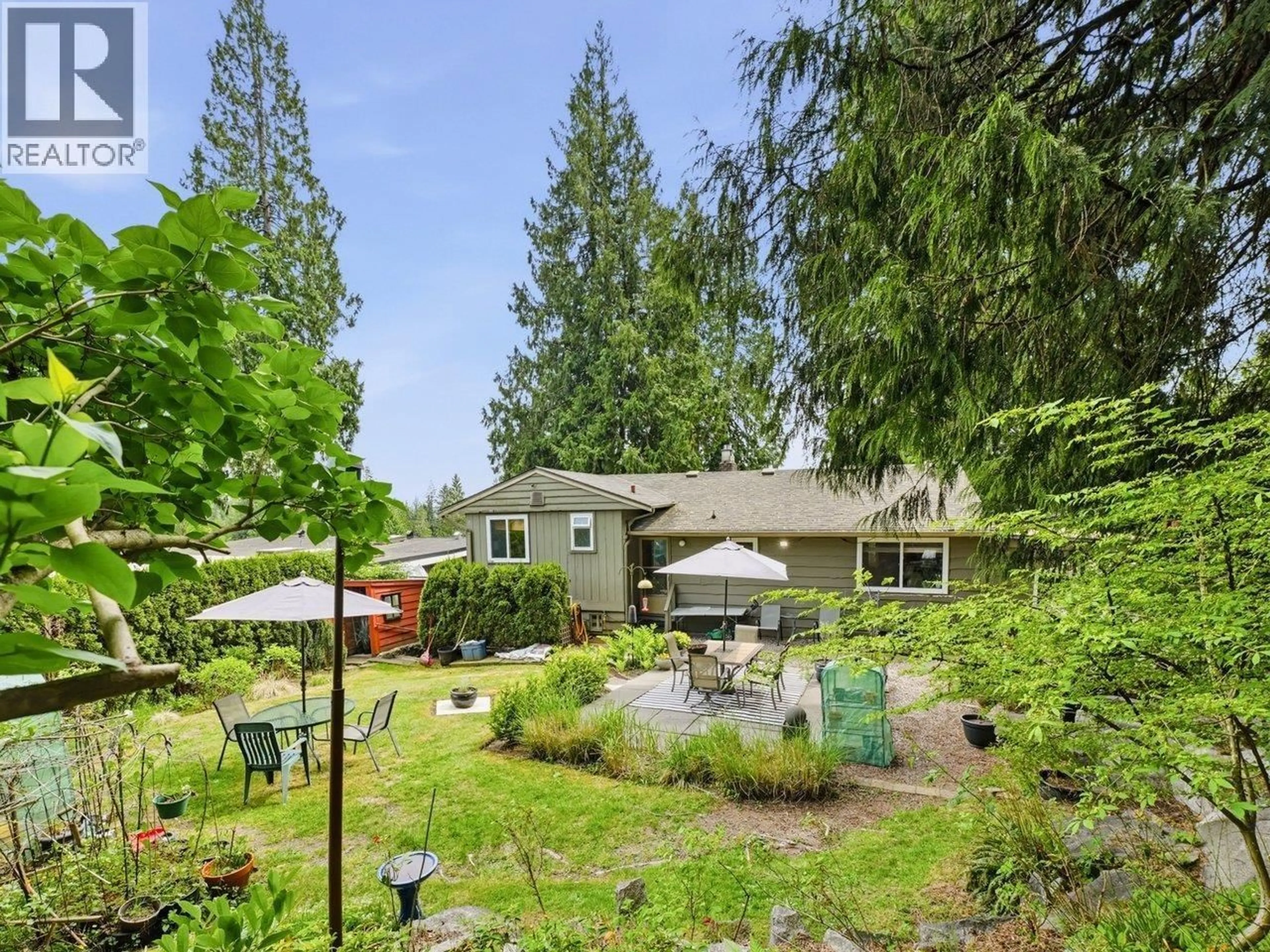 Patio, forest/trees view for 1380 COLEMAN STREET, North Vancouver British Columbia V7K1W6