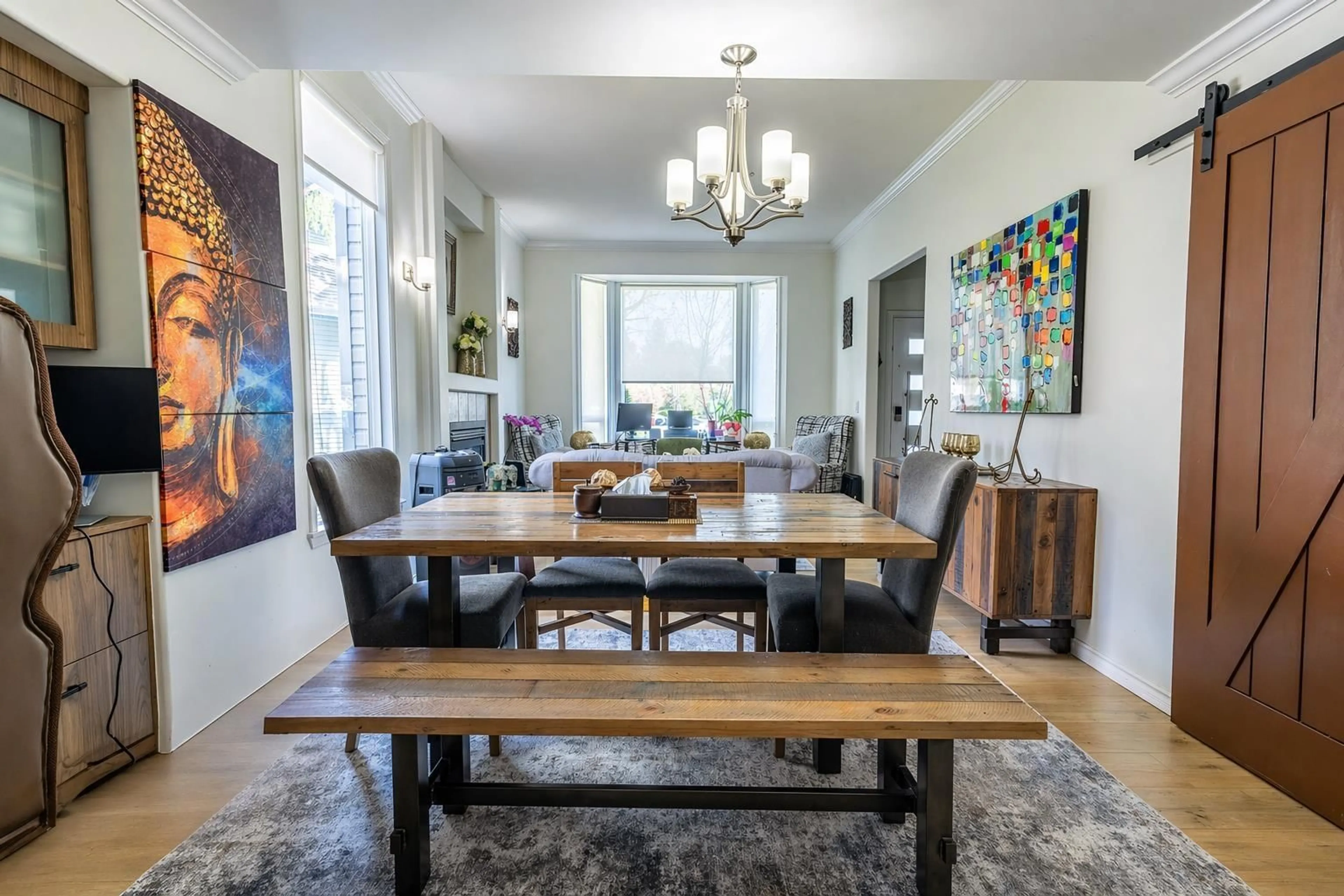 Dining room, wood/laminate floor for 6739 178B STREET, Surrey British Columbia V3S9E1