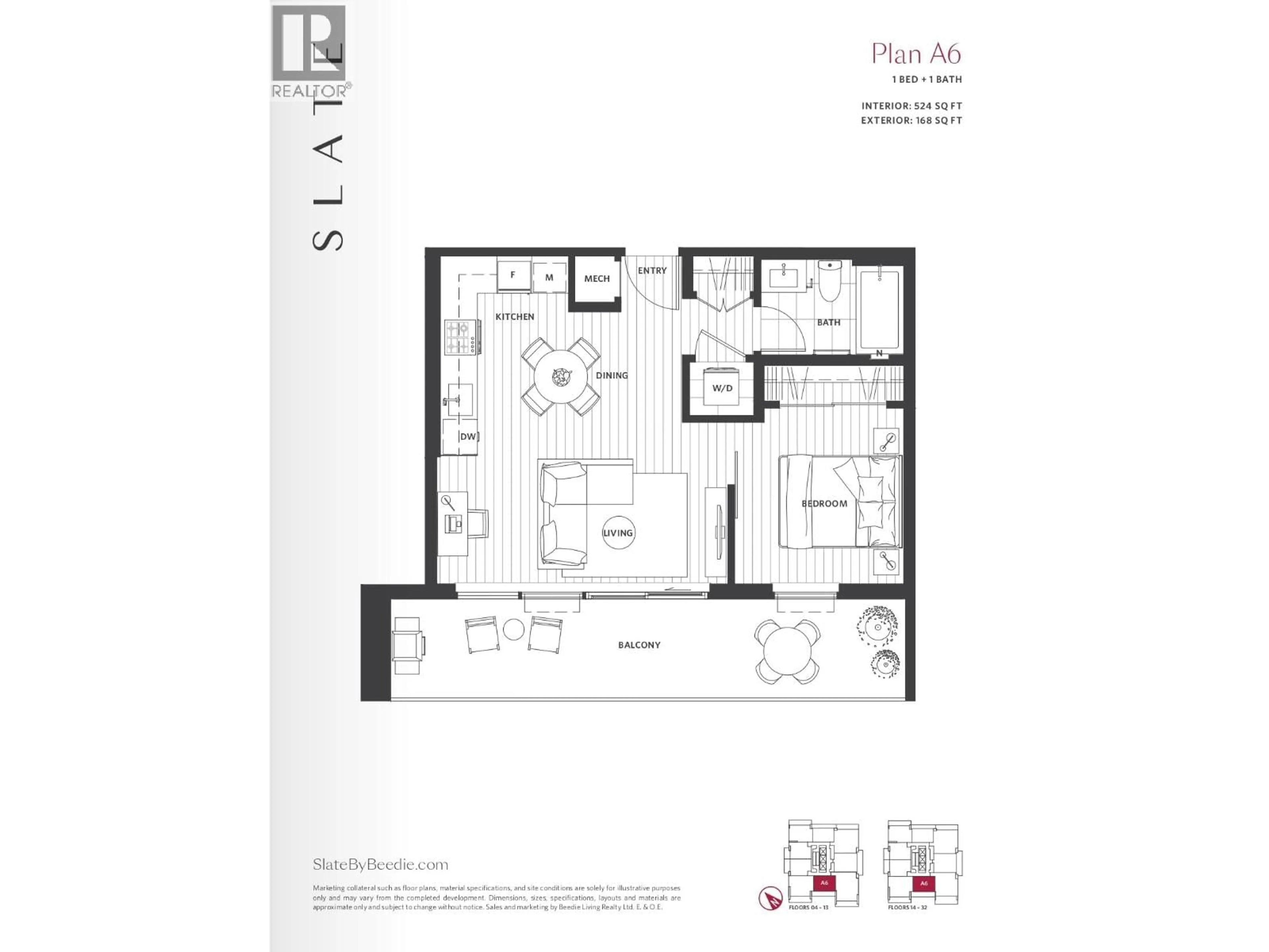 Floor plan for 2907 - 2135 SPRINGER AVENUE, Burnaby British Columbia V5B0C1