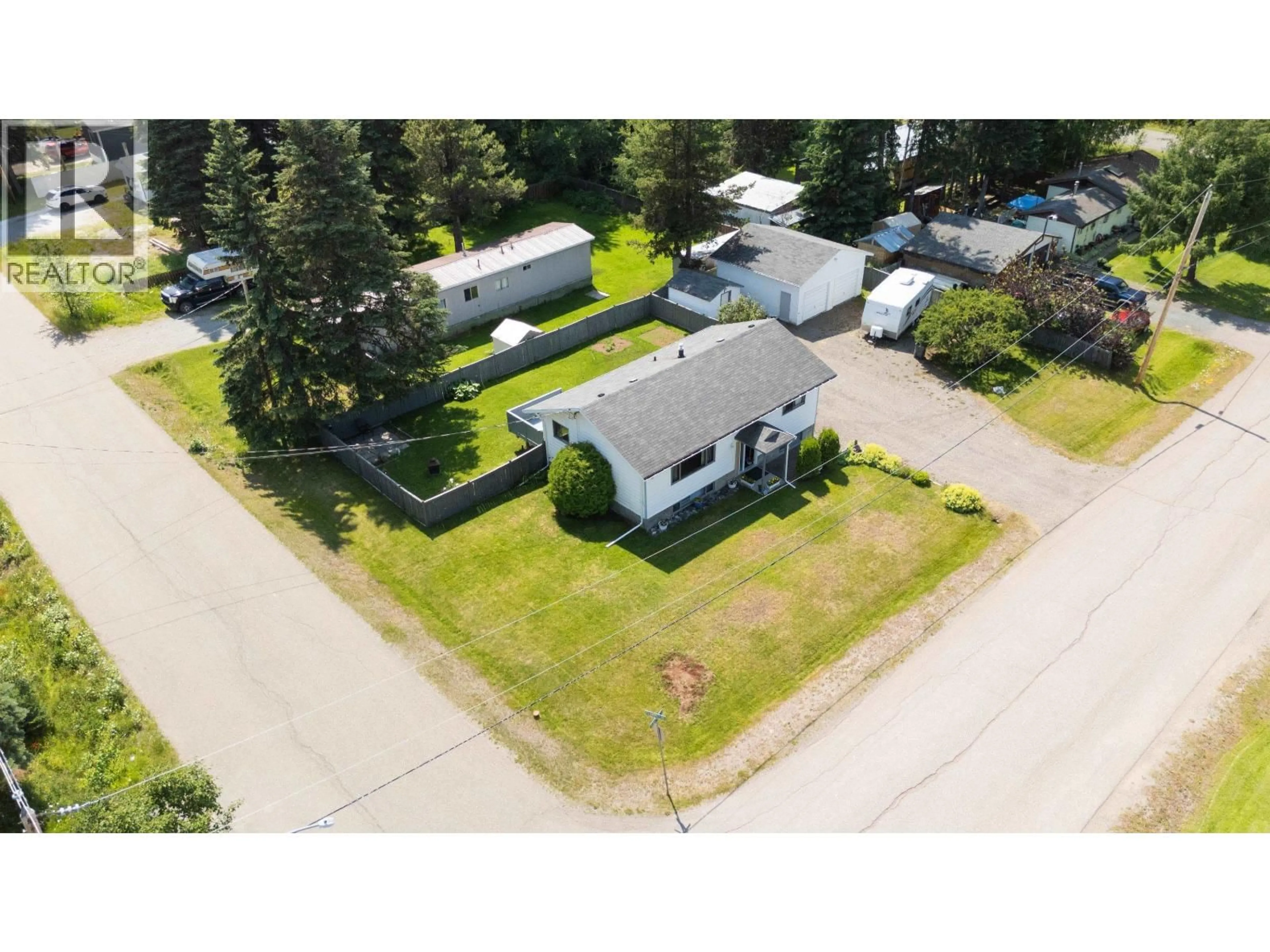 A pic from outside/outdoor area/front of a property/back of a property/a pic from drone, street for 8157 FLAMINGO ROAD, Prince George British Columbia V2K5H1