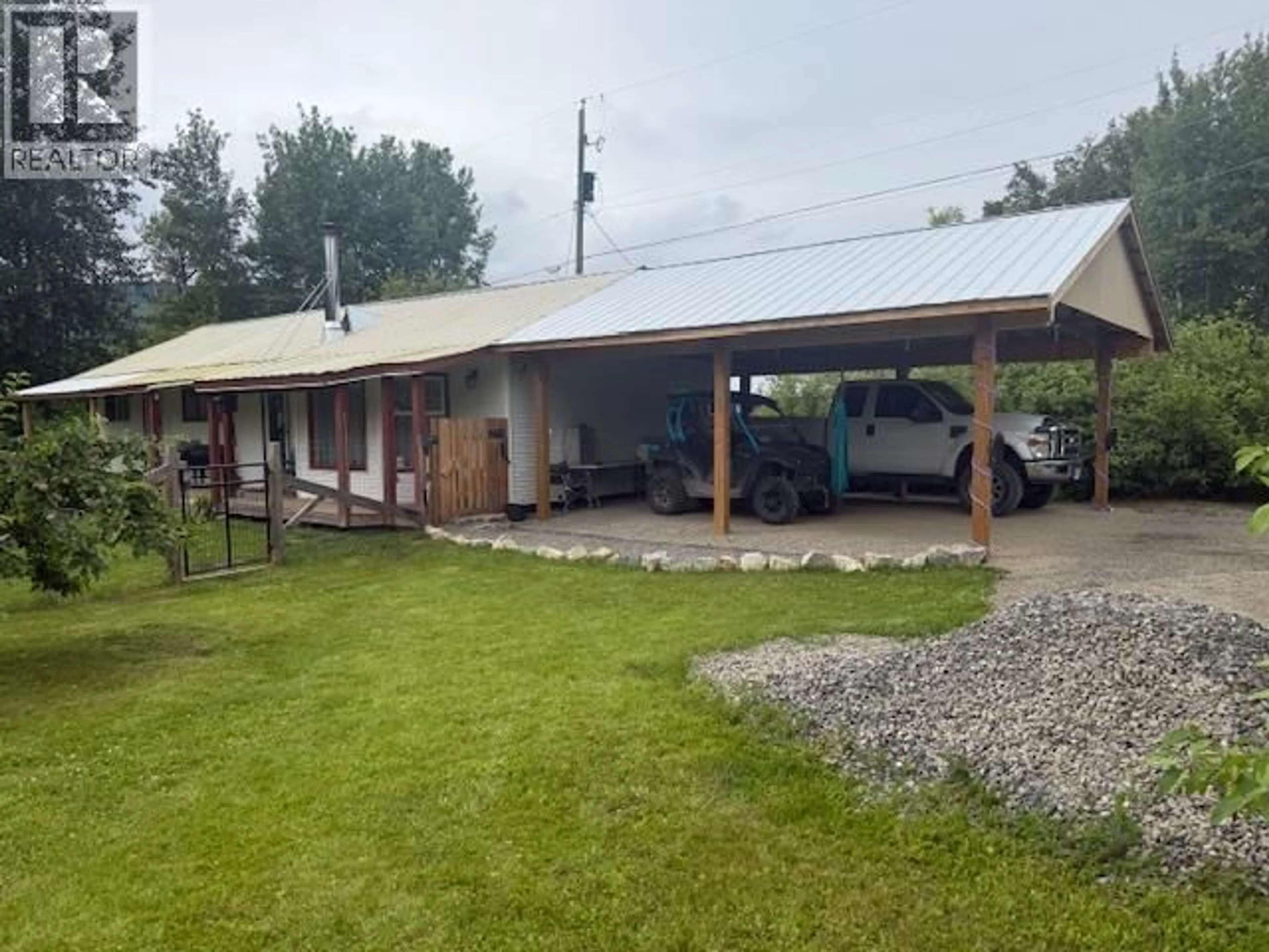 A pic from outside/outdoor area/front of a property/back of a property/a pic from drone, unknown for 1423 MEEK ROAD, Kitwanga British Columbia V0J2A0