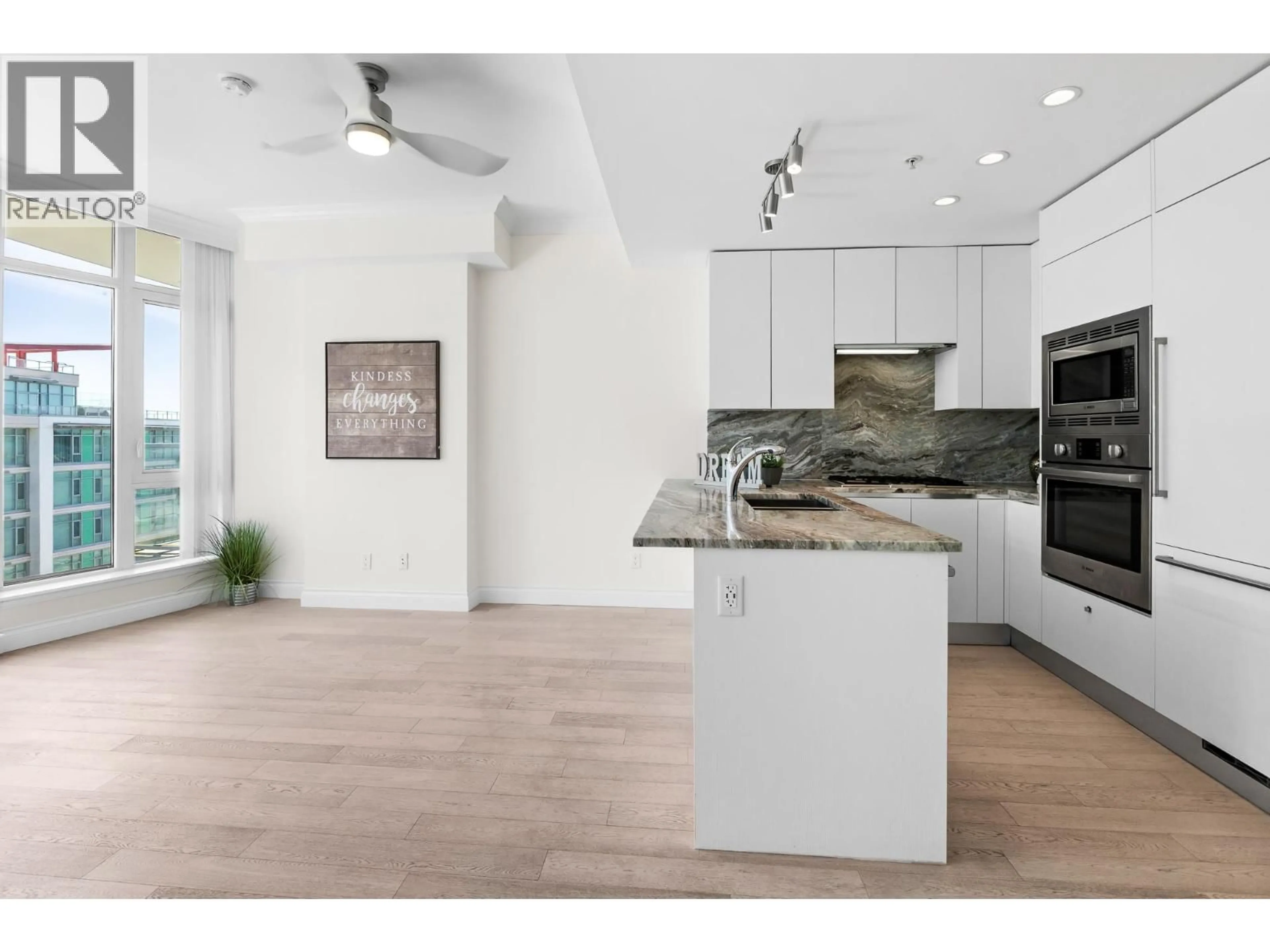 Open concept kitchen, unknown for 901 - 175 VICTORY SHIP WAY, North Vancouver British Columbia V7L0G1