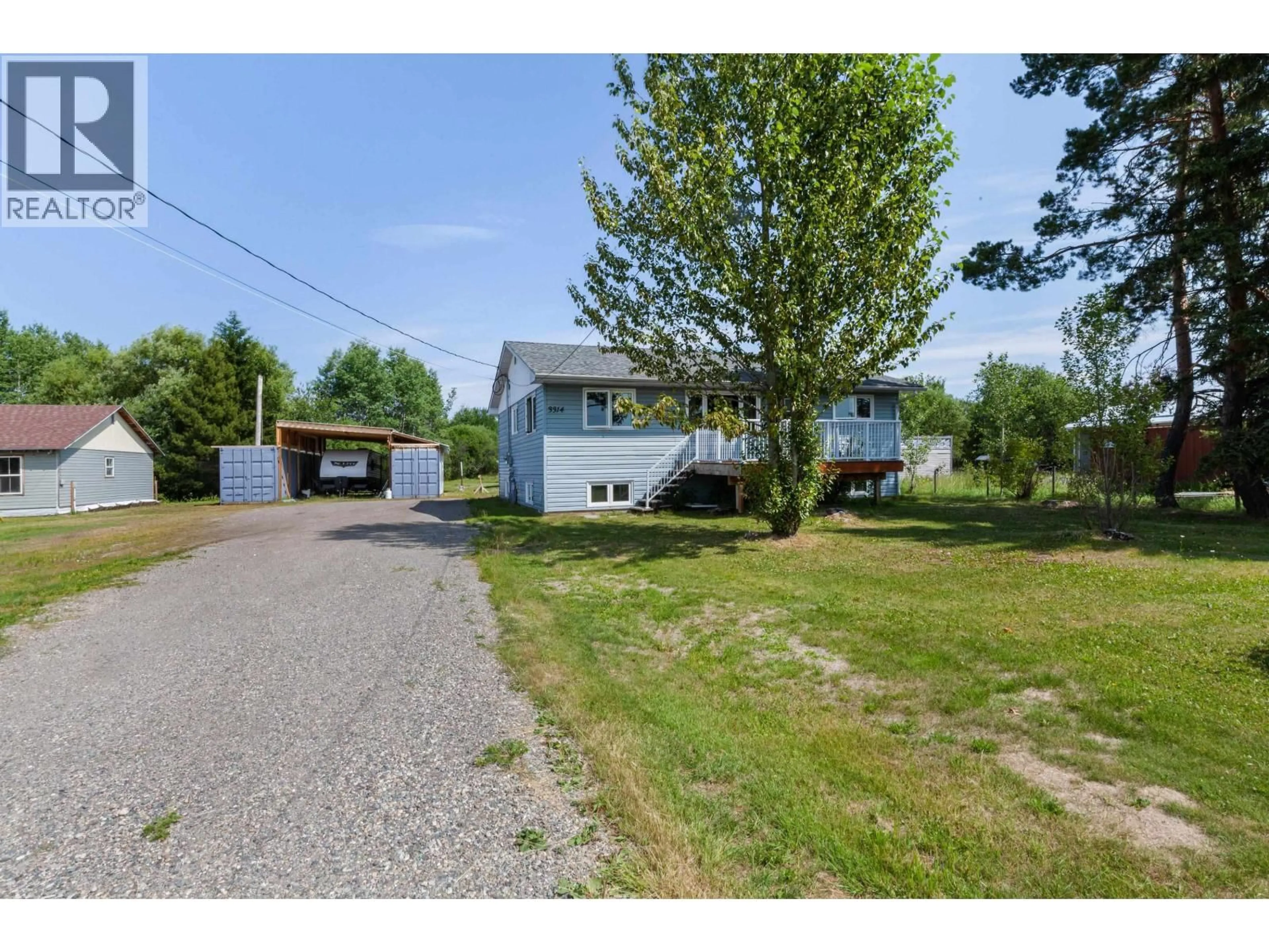 A pic from outside/outdoor area/front of a property/back of a property/a pic from drone, street for 3314 BLACKBURN ROAD, Prince George British Columbia V2N6C1