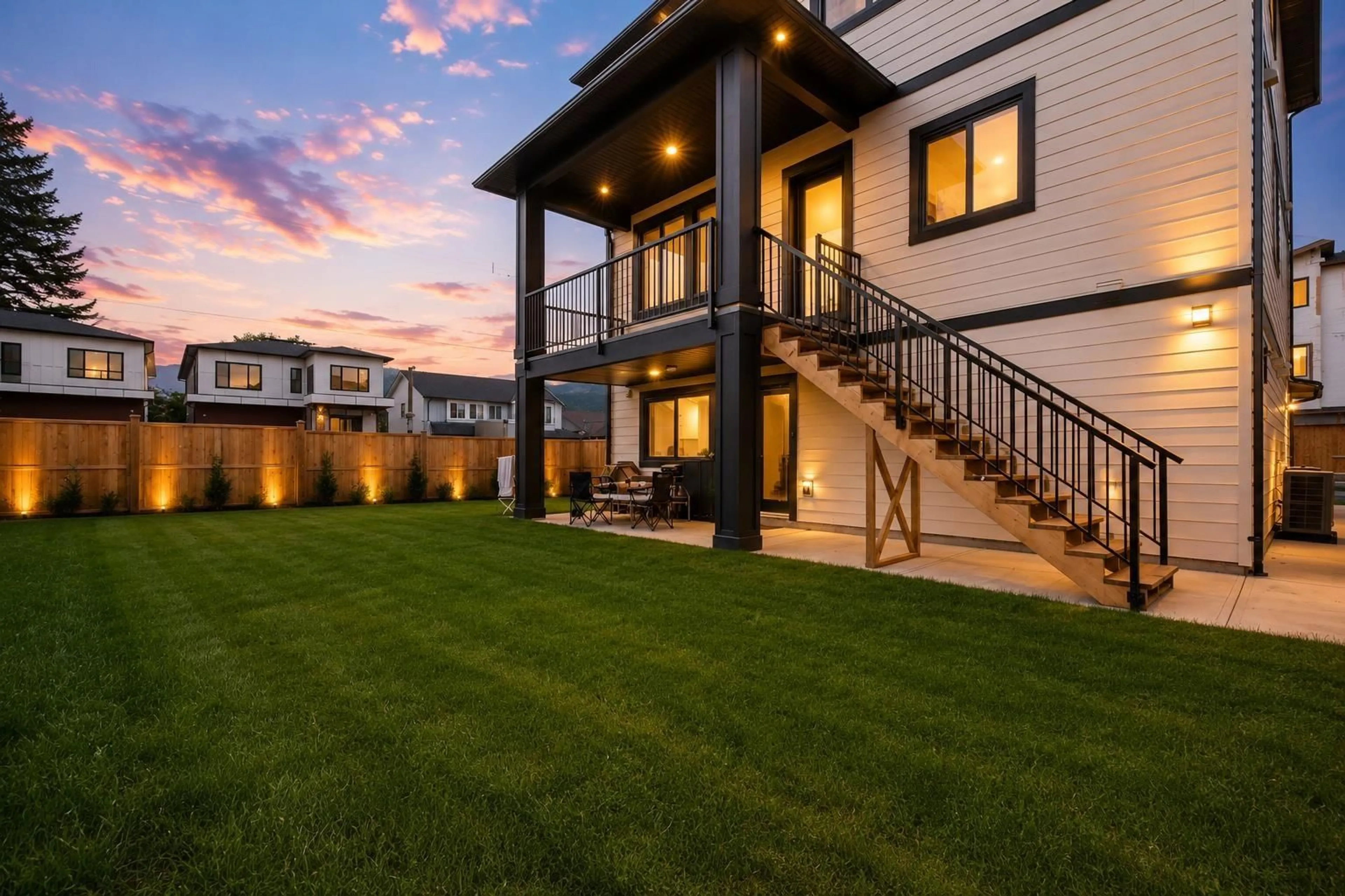 Patio, mountain view for 8 - 45141 WATSON ROAD, Chilliwack British Columbia V2R6N2